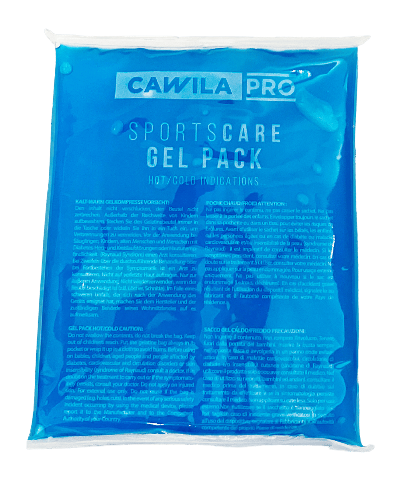 Cawila PRO Sportscare GEL PACK | 10er Set | | 14 x 18 cm - weiss