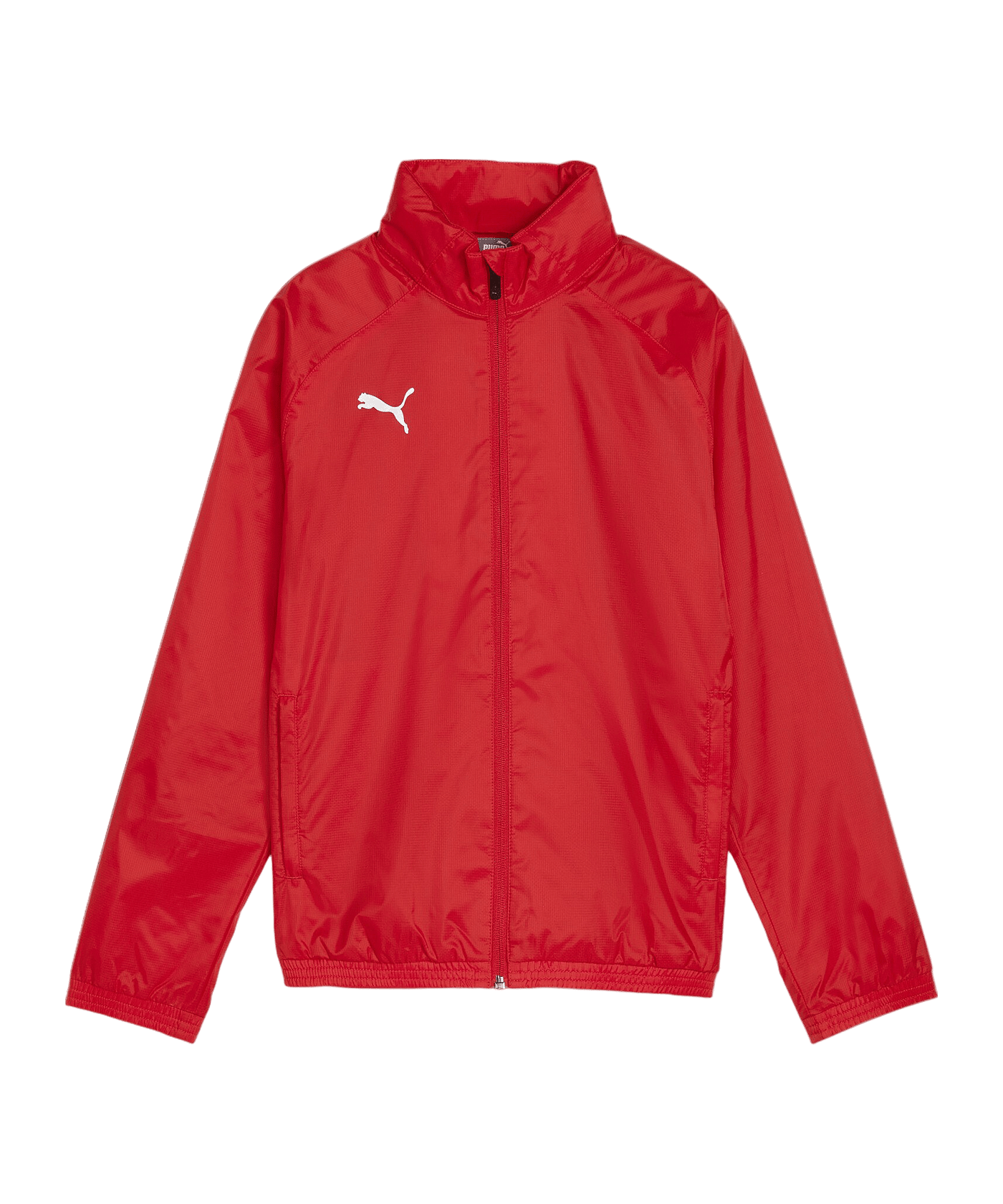 PUMA teamGOAL Allwetterjacke Kids Rot Weiss F01 - rot
