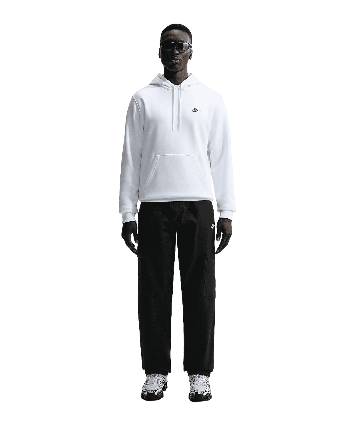 Nike Club Hoody Weiß - weiss