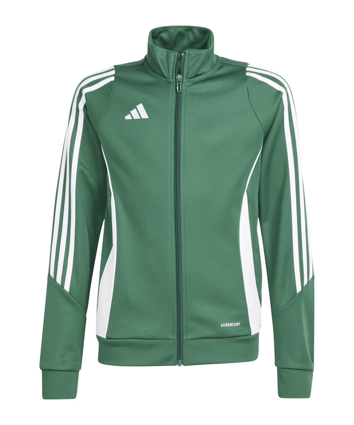 adidas Tiro 24 Trainingsjacke Kids Grün Weiss | - gruen