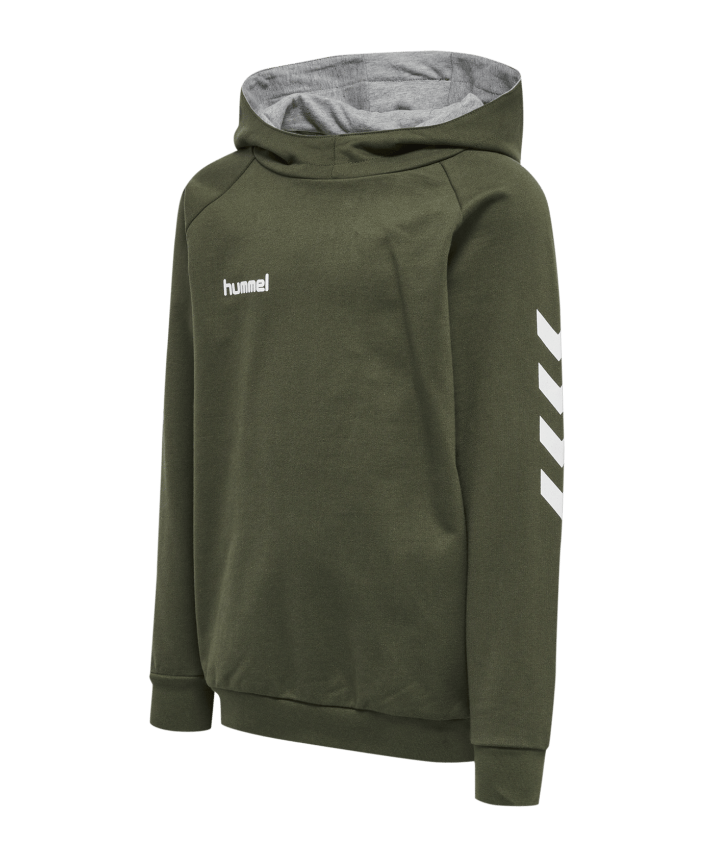 Hummel Cotton Hoody Kids Grün F6084 - gruen