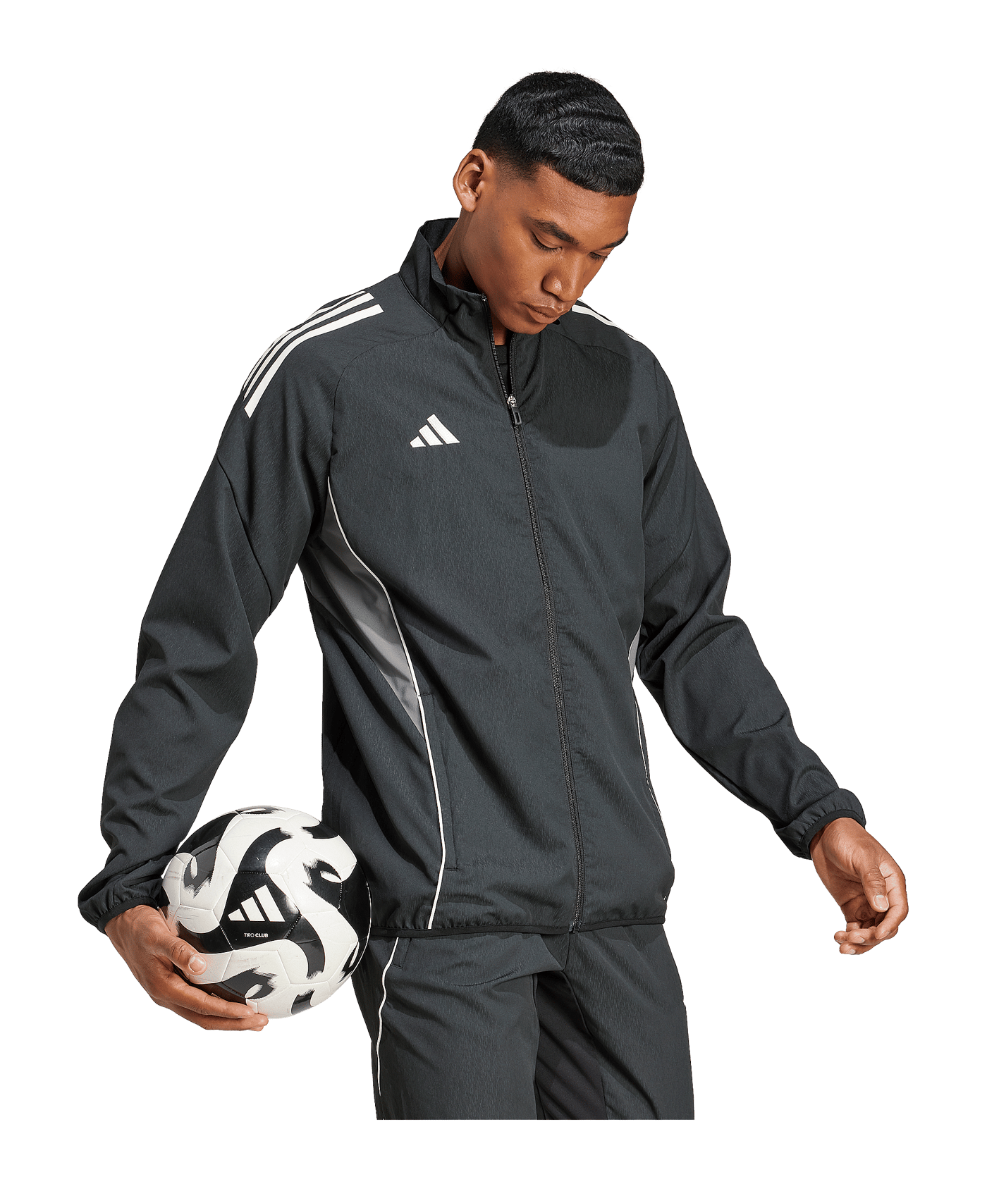 adidas Tiro 25 Comp Präsentationsjacke Schwarz | - schwarz