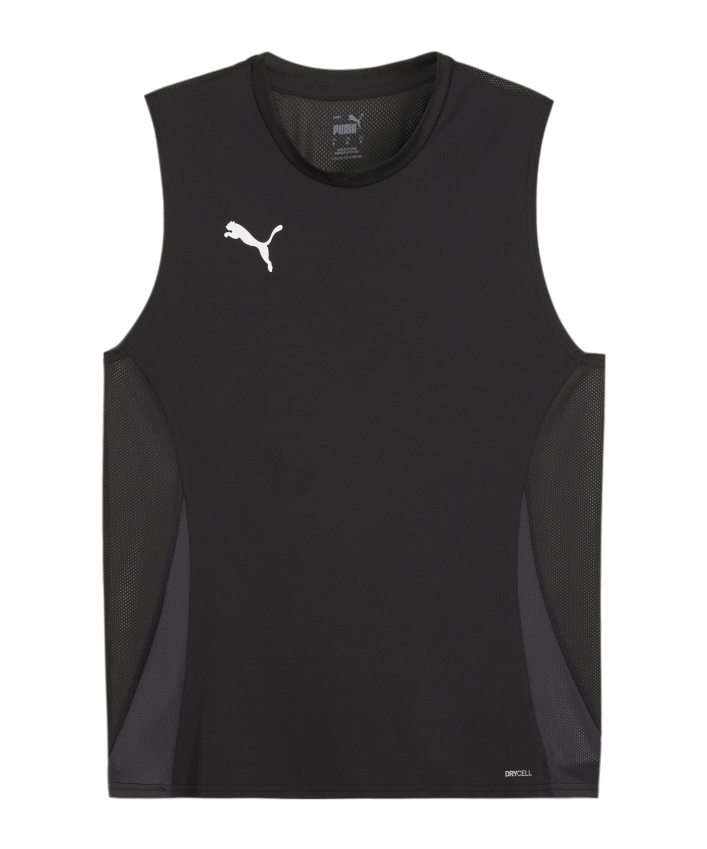 PUMA teamGOAL Tanktop Schwarz Weiss F03 - schwarz