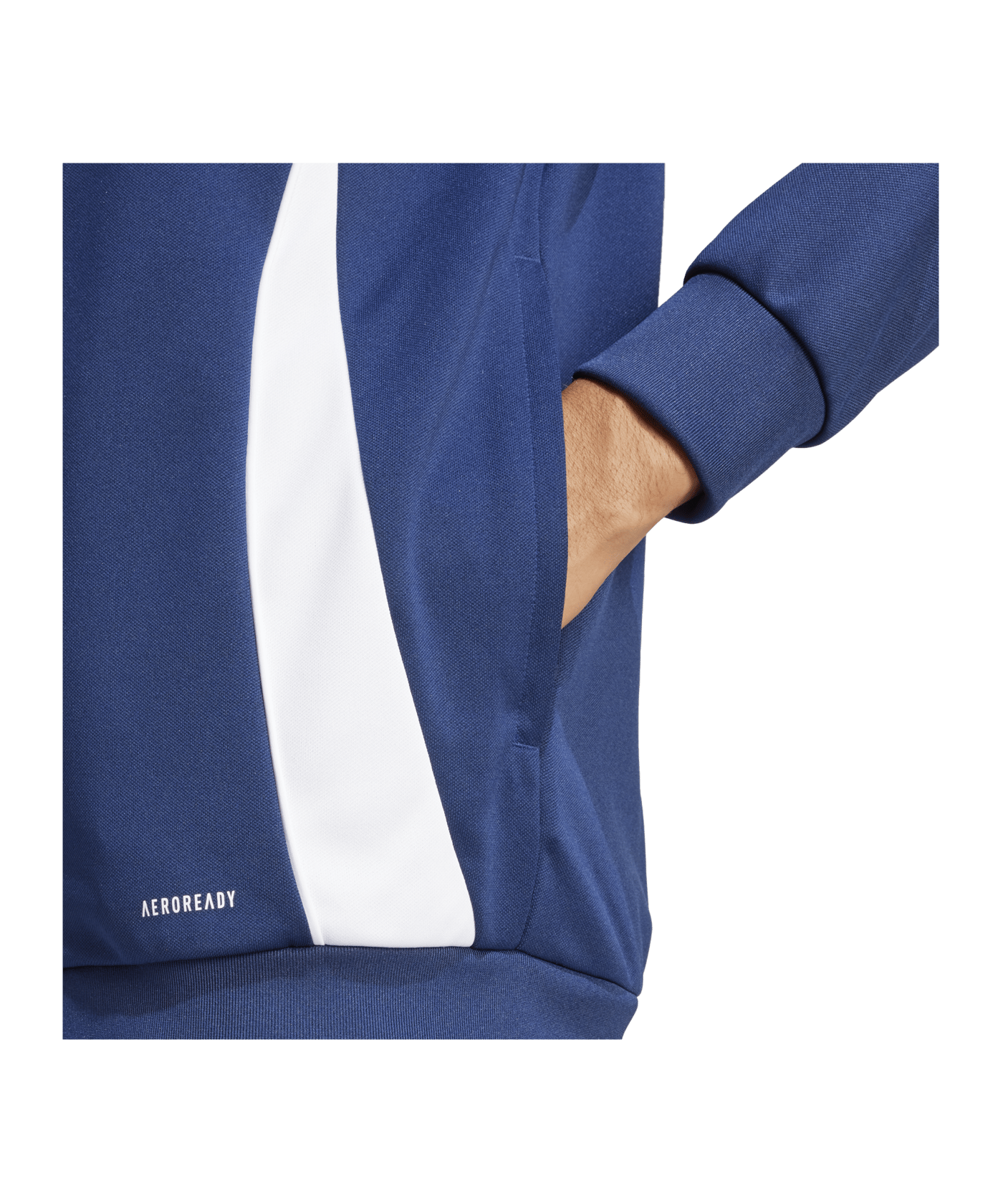 adidas Tiro 24 Trainingsjacke Blau Weiss - blau