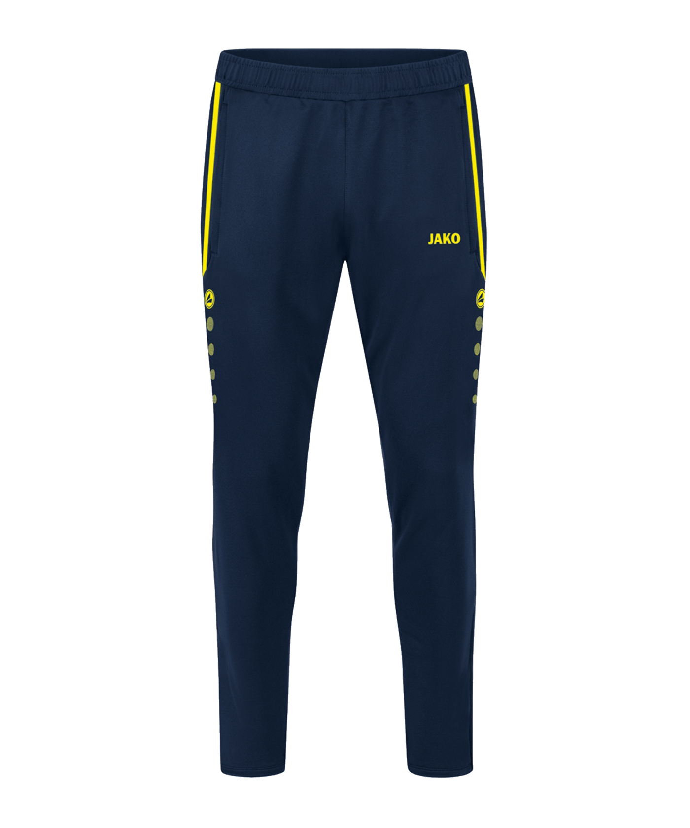 JAKO Allround Trainingshose Damen Blau Gelb F904 - blau