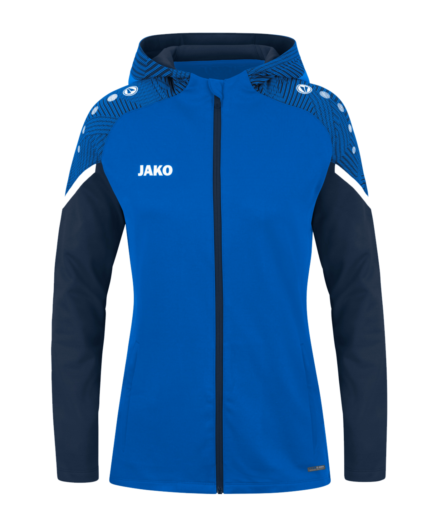 JAKO Performance Kapuzenjacke Damen Blau F403 - blau