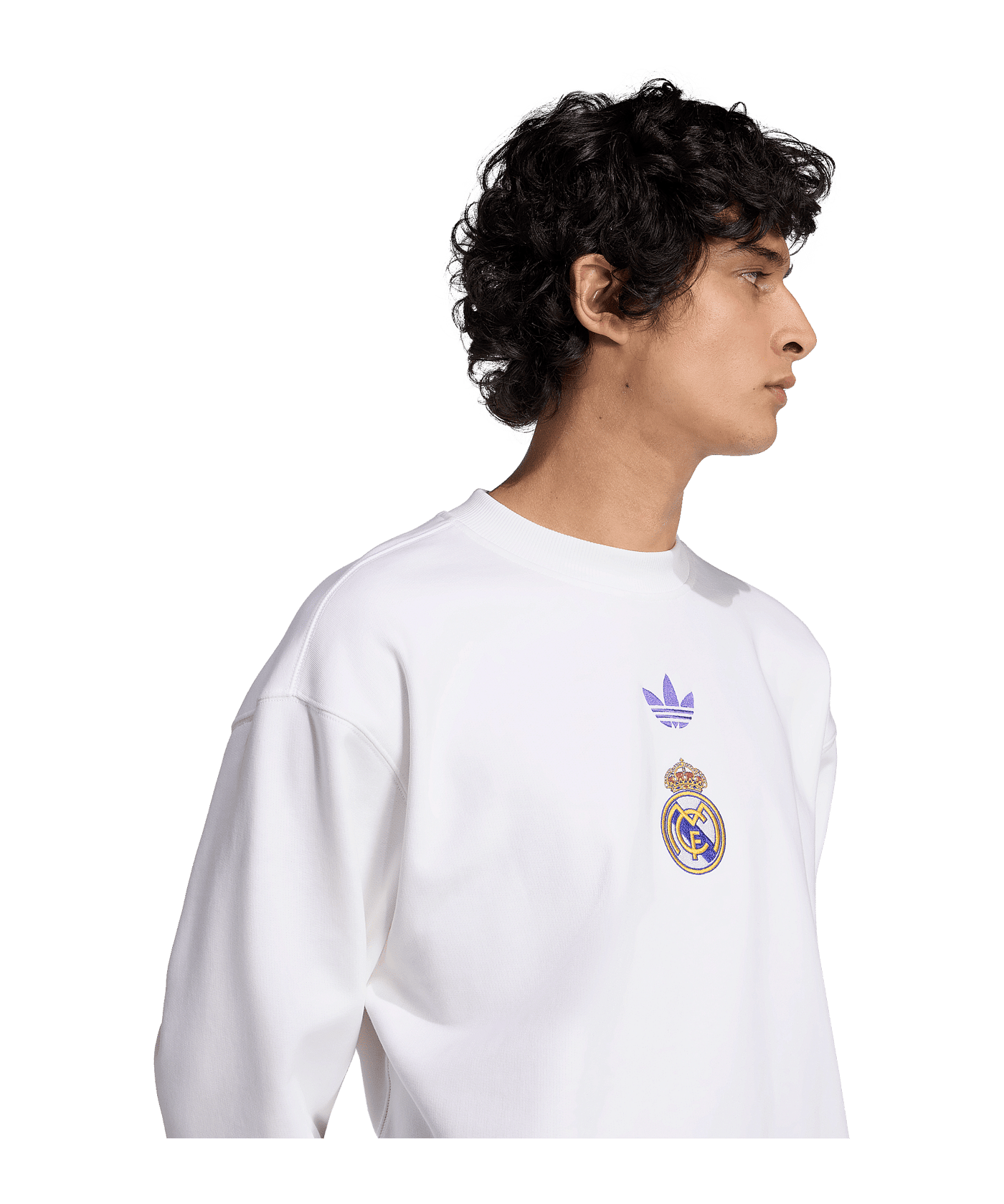 adidas Real Madrid Lfstlr Sweatshirt Weiß - weiss