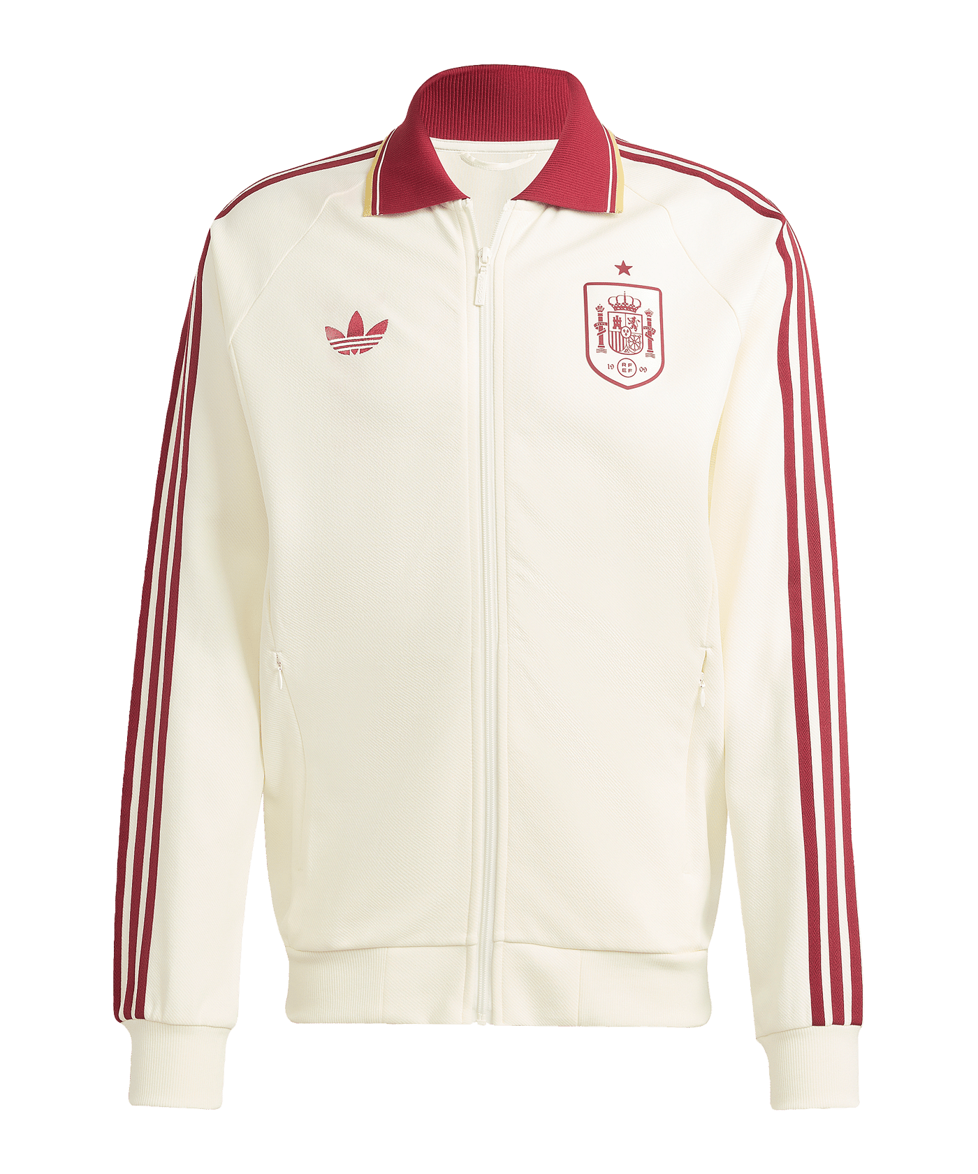 adidas FEF Spanien Anthem Jacke Weiß - weiss