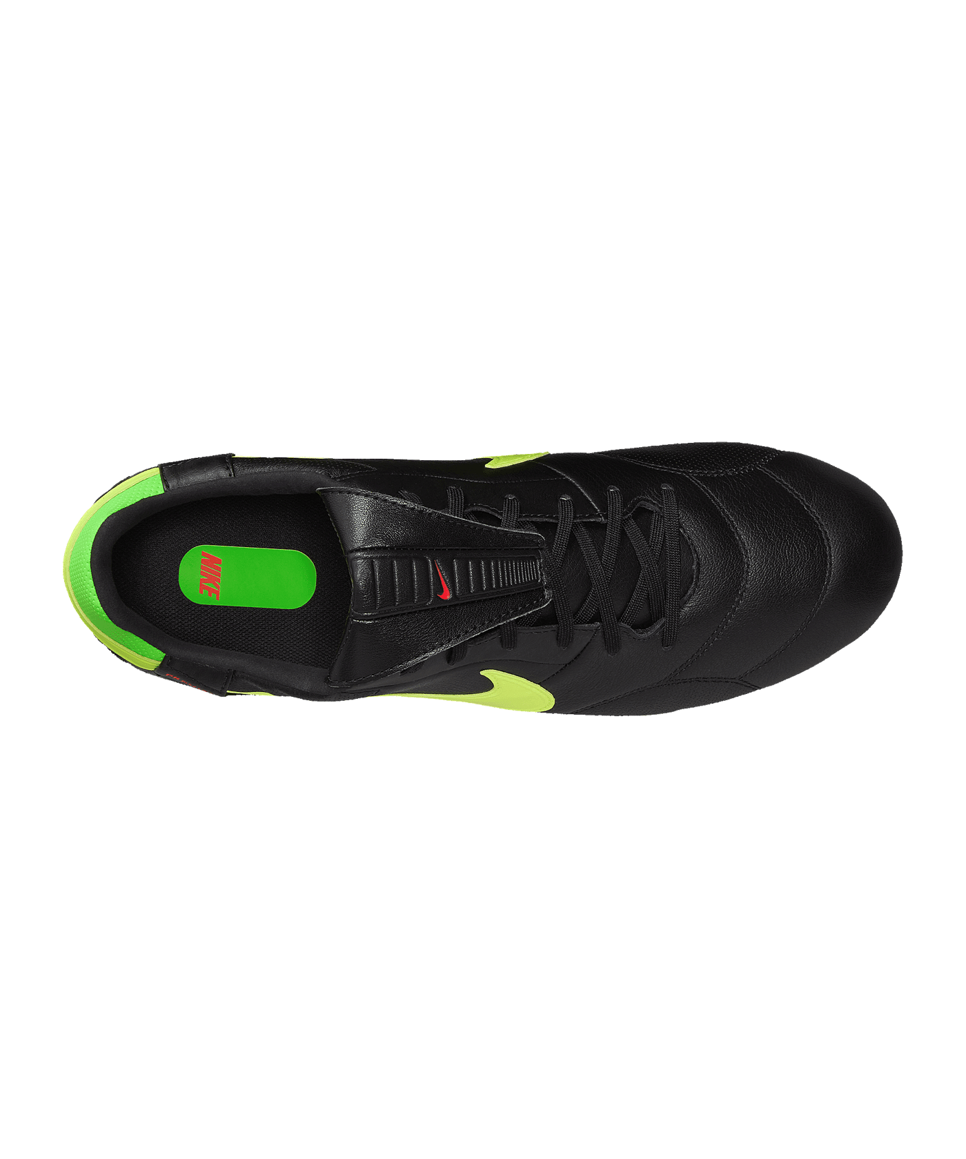 Nike X 11teamsports Premier III Leather FG Schwarz Gelb Grün F008 - grau