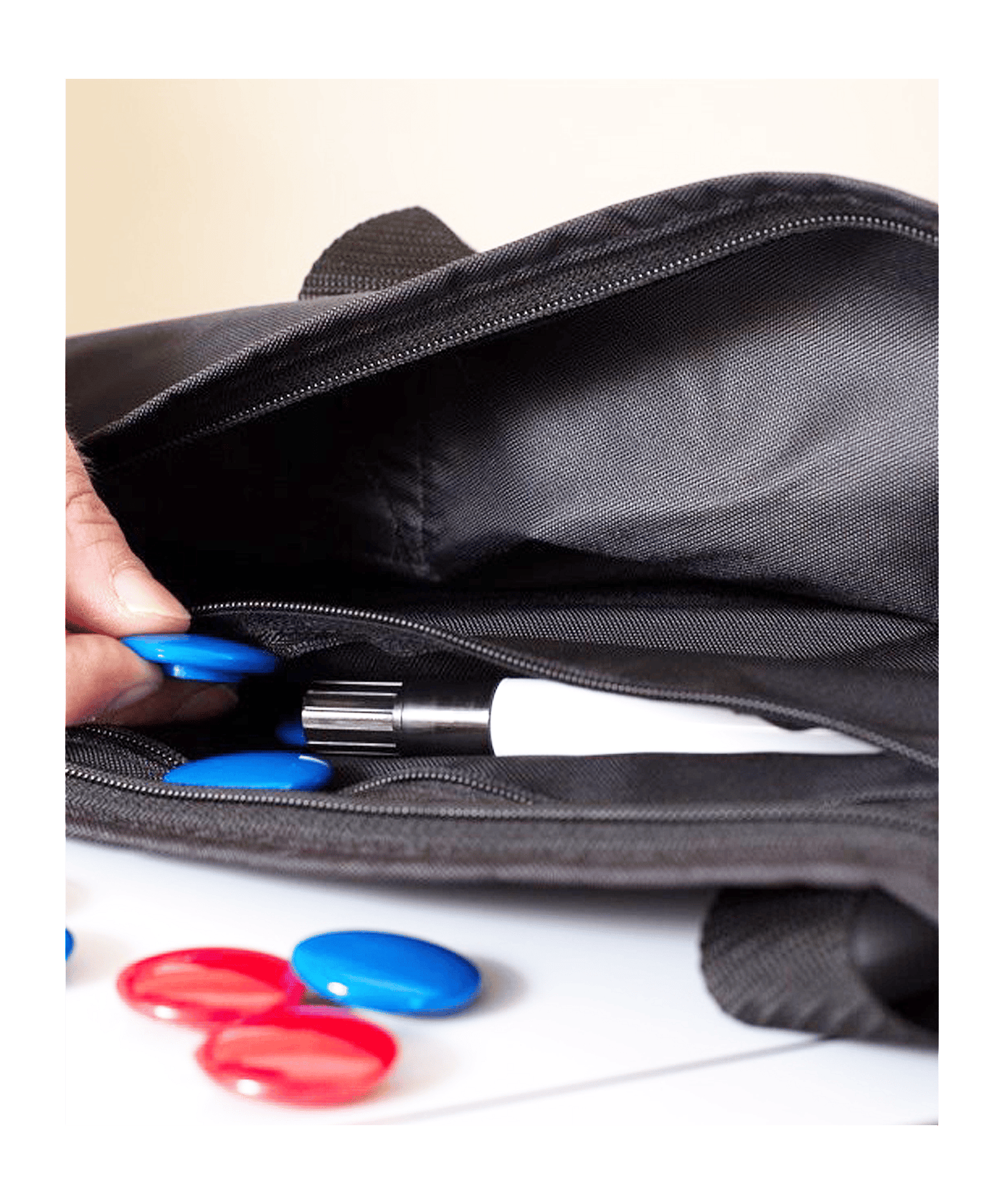 Cawila Taktiktafel Fussball inkl. Tasche |  | Size: 60 x 90 cm Weiss - weiss