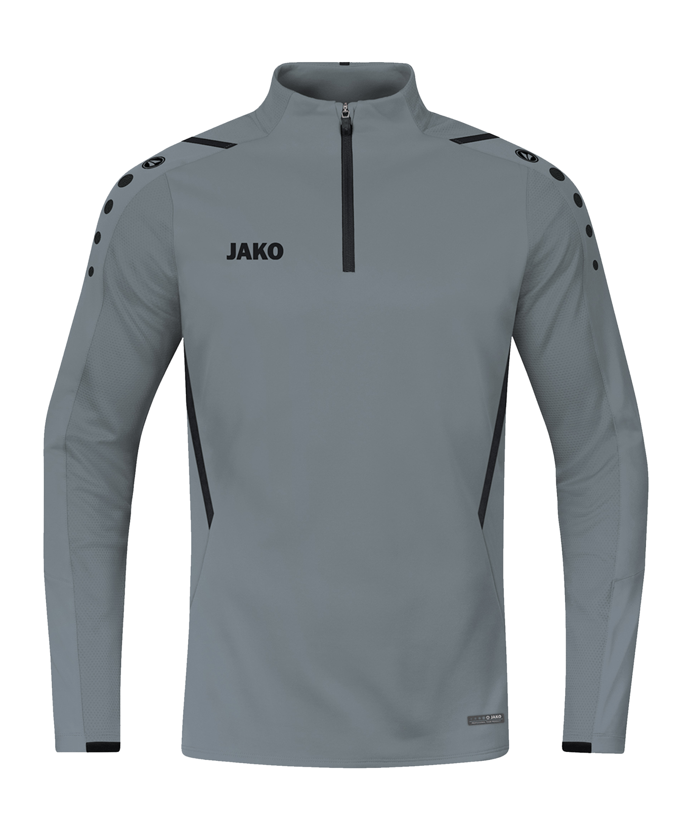 JAKO Challenge Ziptop Grau Schwarz F841 - grau