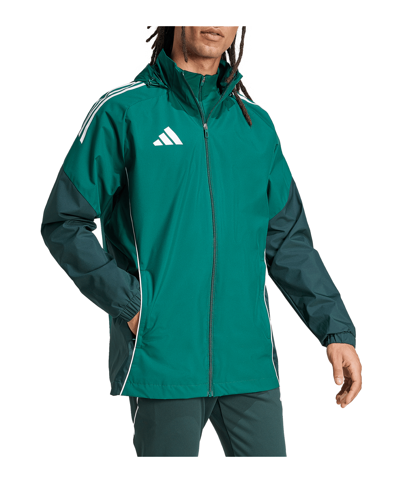 adidas Tiro 25 Competition Regenjacke Grün | - gruen