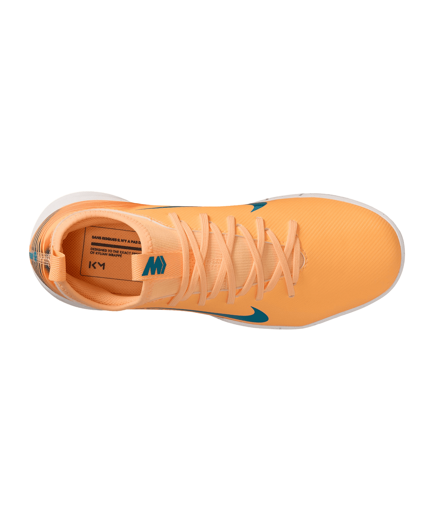 Nike Jr Air Zoom Mercurial Vapor XVI Academy IN Kylian Mbappe Signature Kids Orange F801 - orange