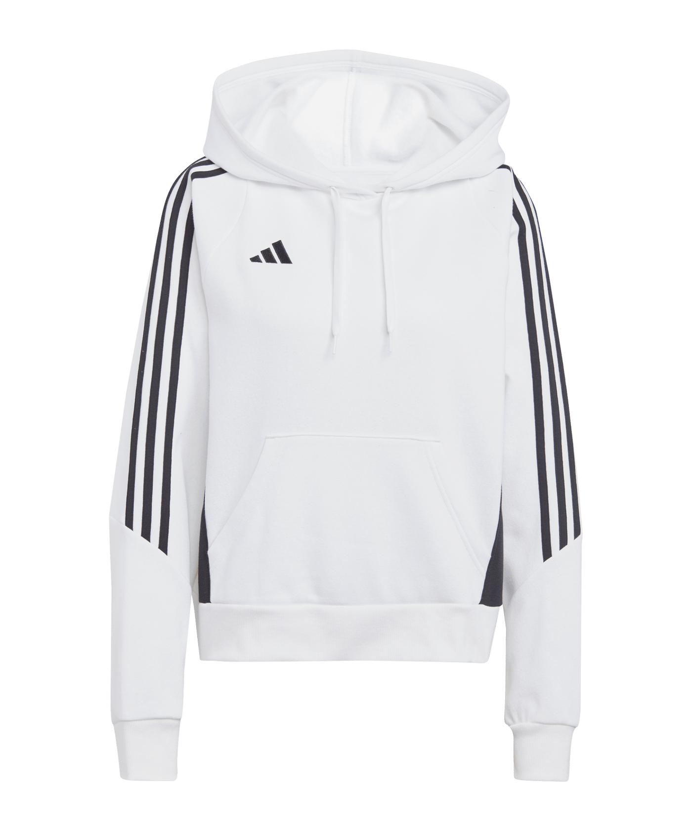 adidas Tiro 24 Hoody Damen Weiss Schwarz - weiss