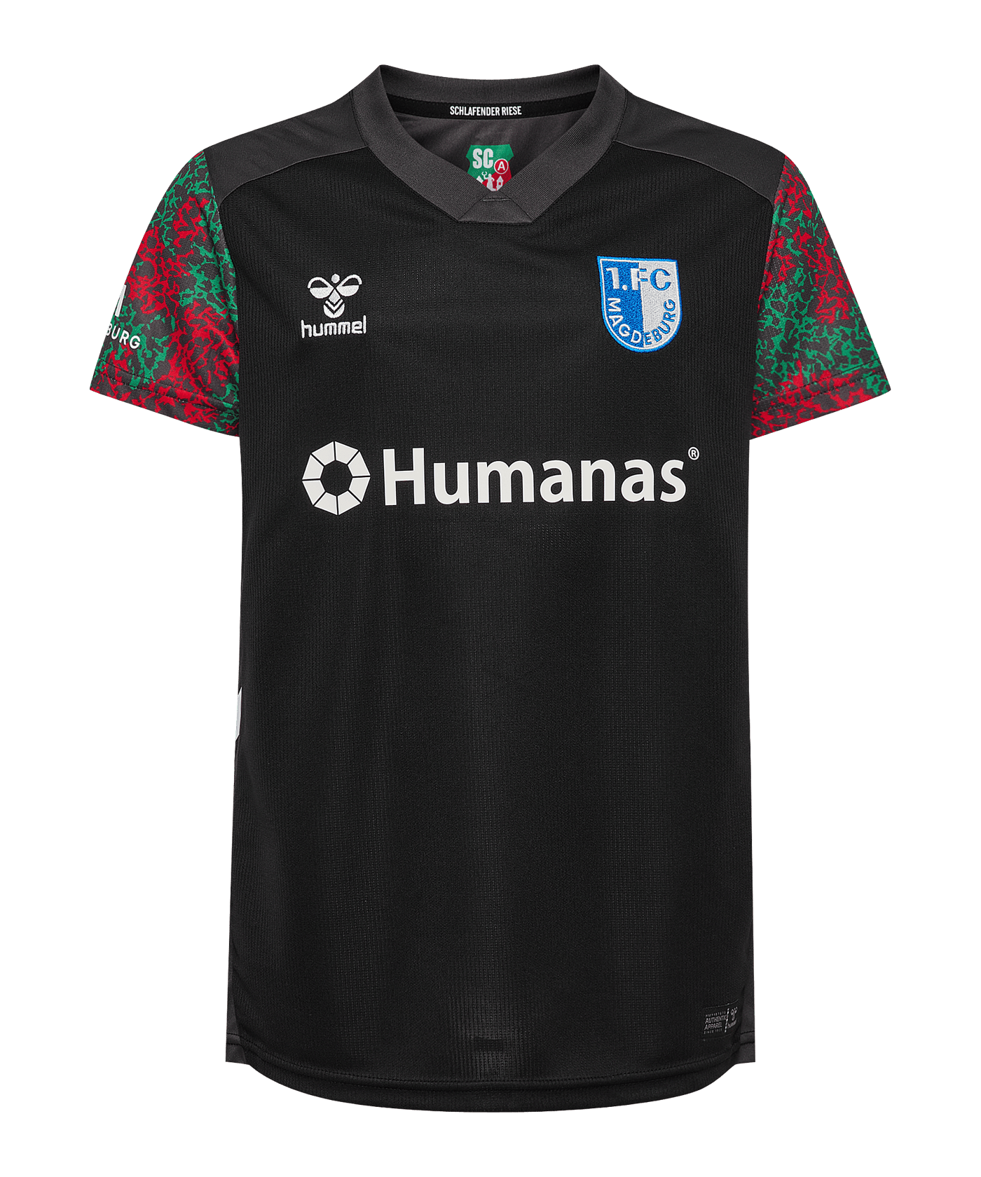 Hummel 1. FC Magdeburg Trikot 3rd 2025/2026 Kids Schwarz F2001 - schwarz