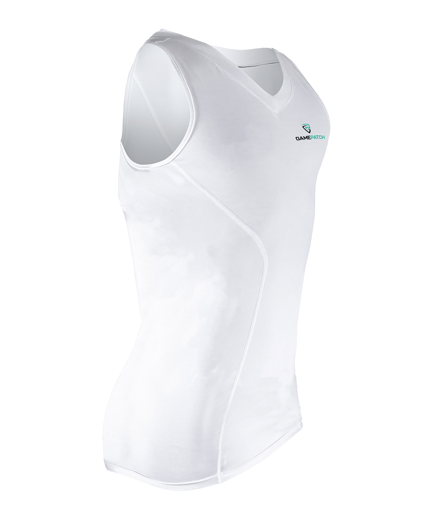 Gamepatch Compressishirt Hemd Weiß - weiss