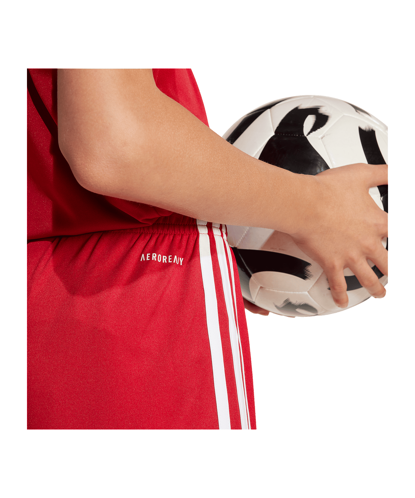 adidas Squadra 25 Short Kids Rot/Weiß | - rot