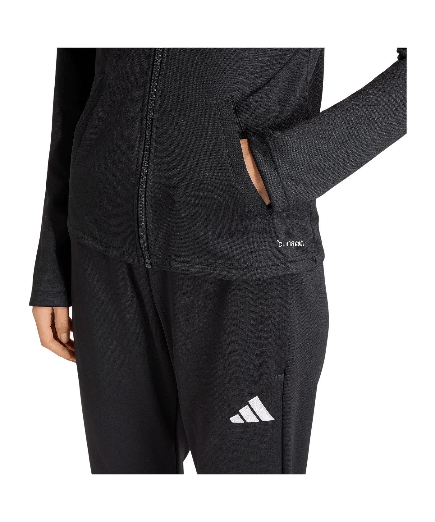 adidas Entrada 26 Trainingsjacke Damen Schwarz - schwarz