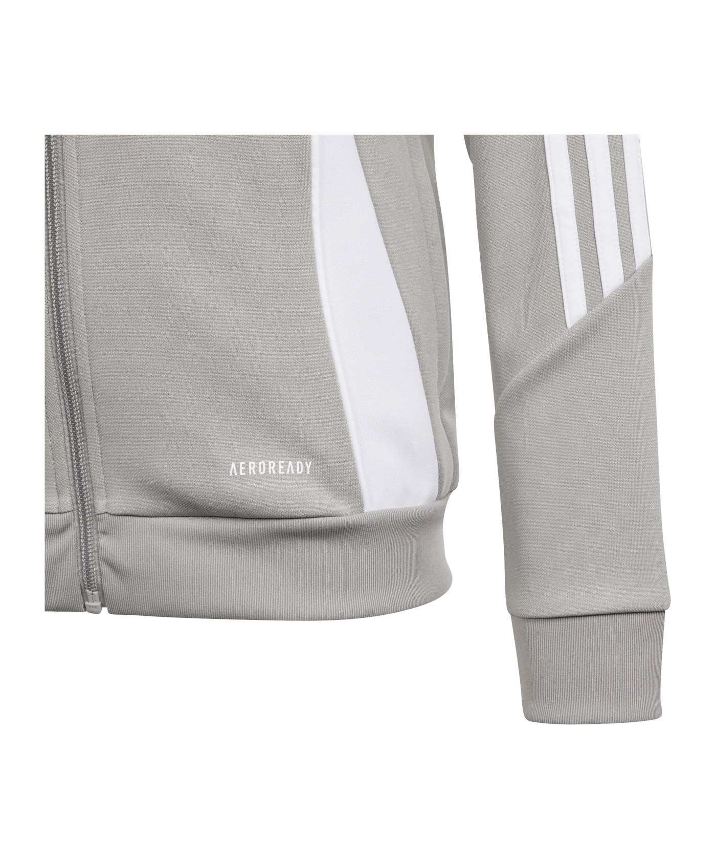 adidas Tiro 24 Trainingsjacke Kids Grau Weiss - grau