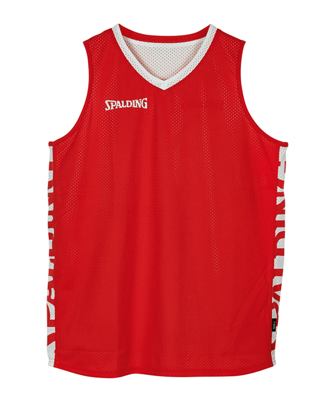 Spalding Essential Reversible Shirt Rot Weiss F03 - schwarz