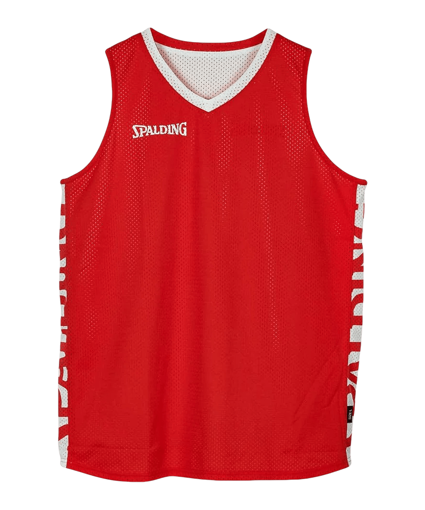 Spalding Essential Reversible Shirt Rot Weiss F03 - schwarz