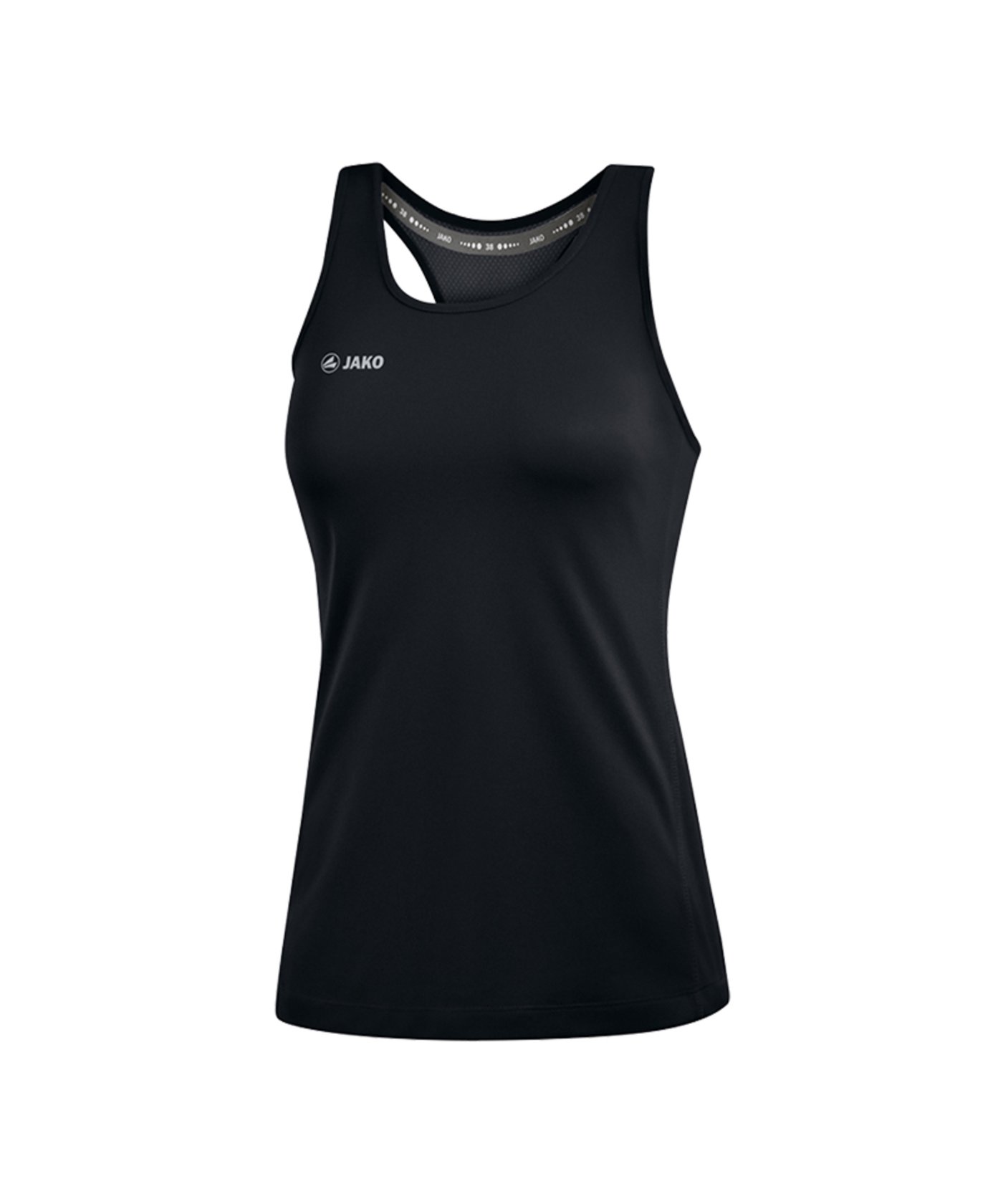 JAKO Run 2.0 Tanktop Running Damen Schwarz F08 | - schwarz