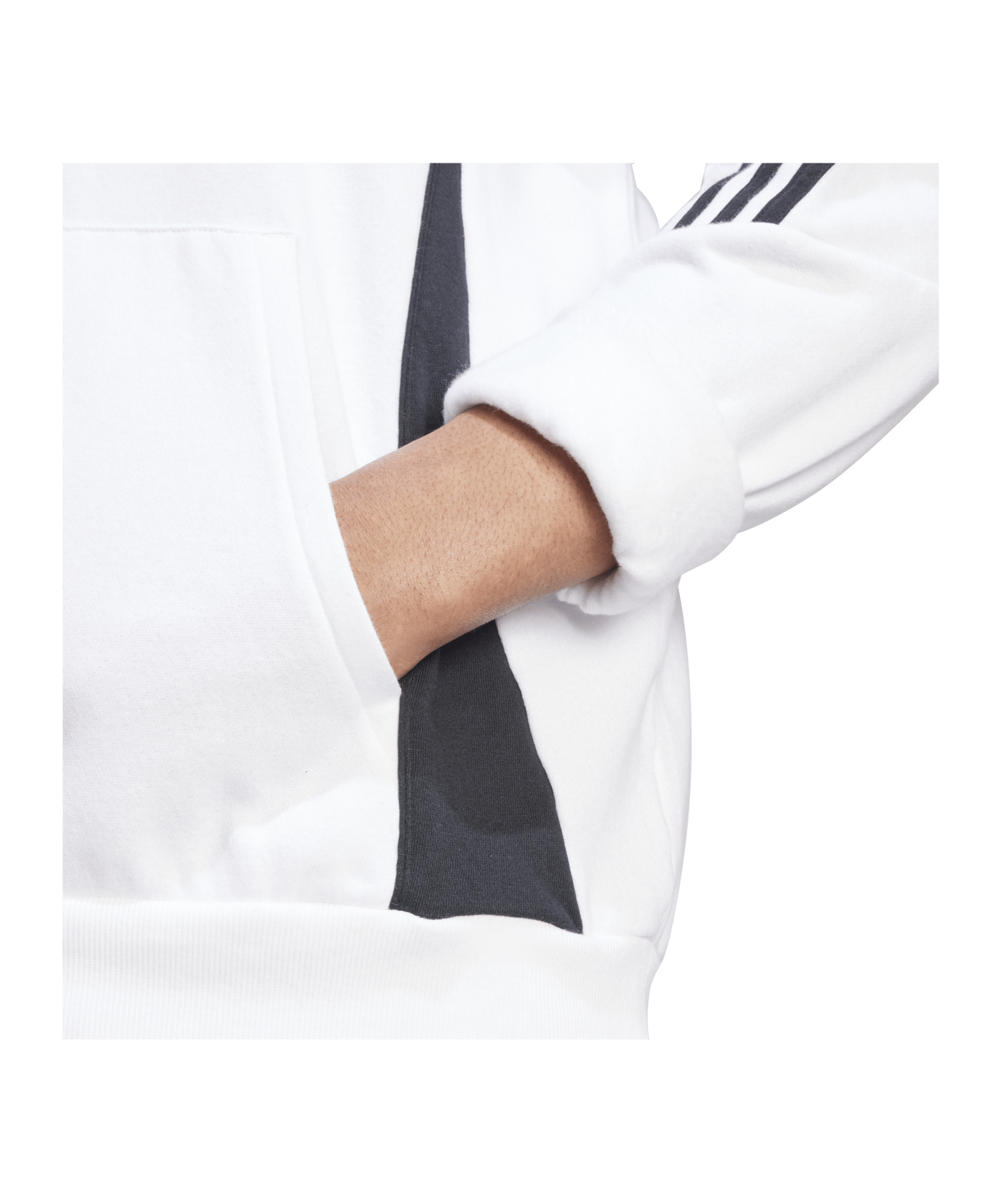 adidas Tiro 24 Hoody Weiss Schwarz | - weiss
