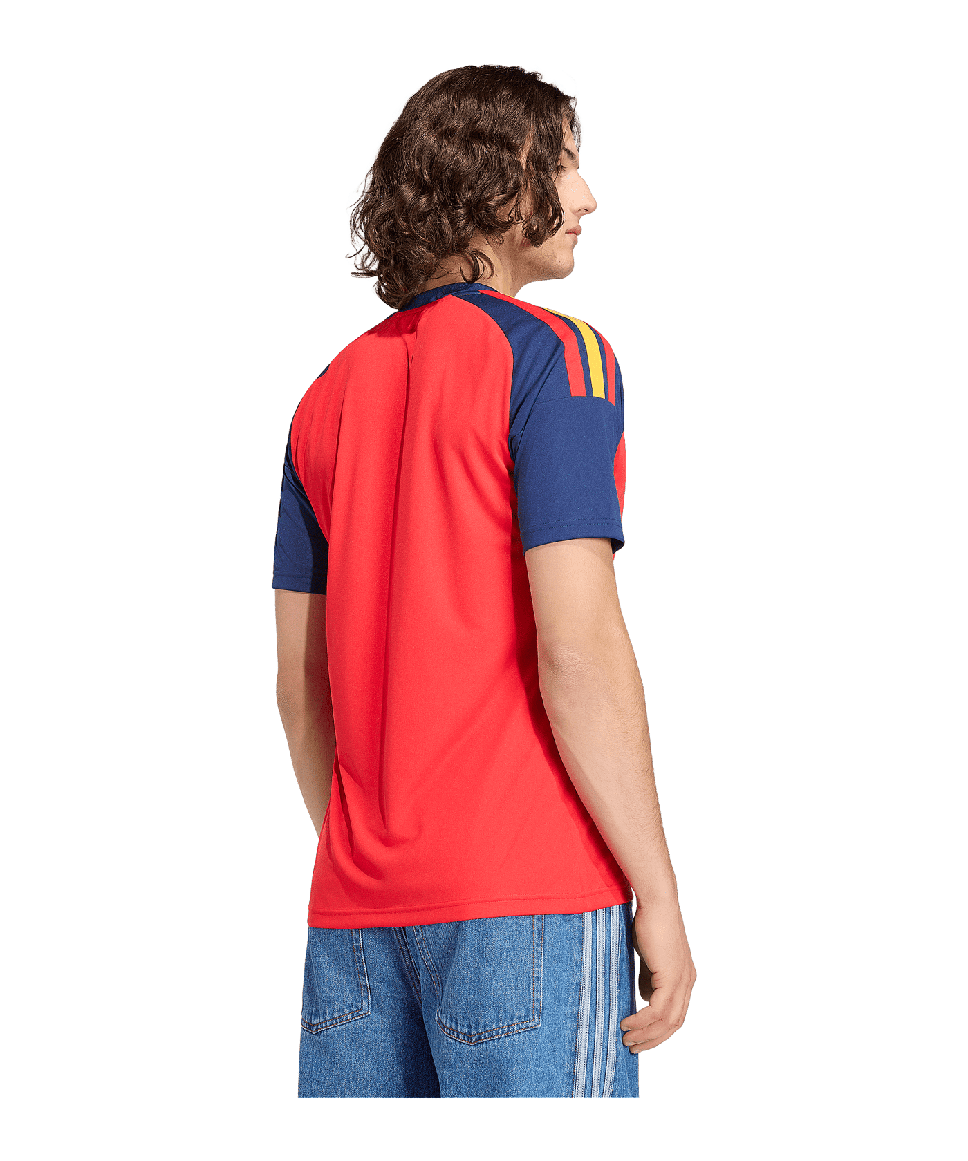 adidas FEF Spanien Fan Trikot Home WM 2026 Rot - rot