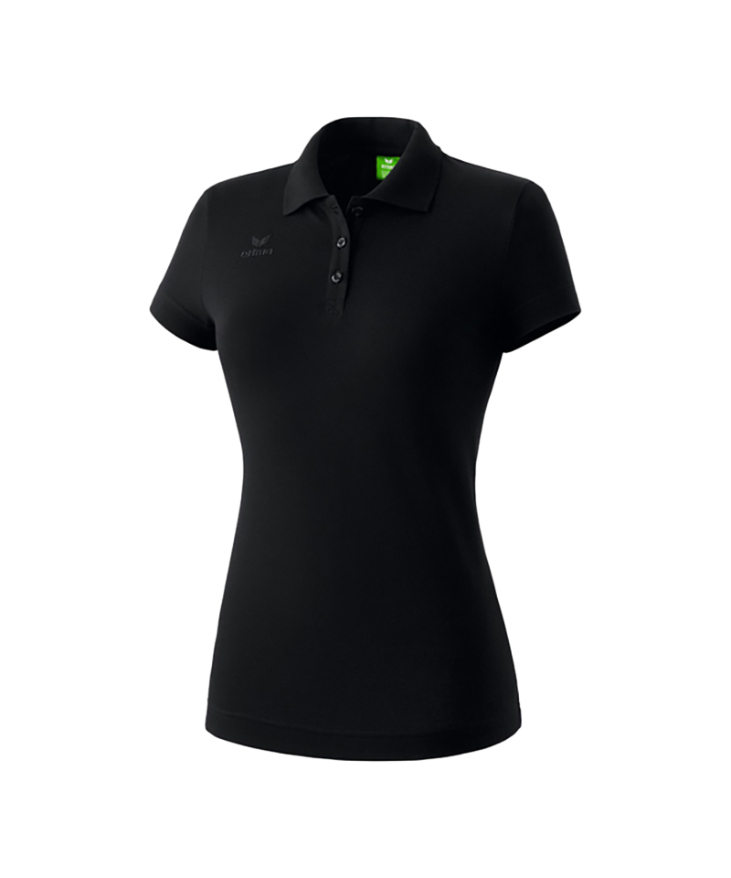 Erima Poloshirt Teamsport Damen | schwarz - schwarz