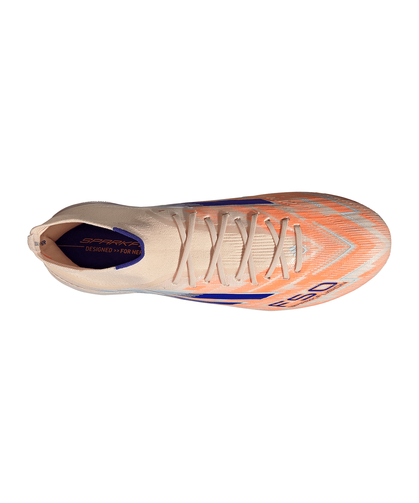 adidas F50 Sparkfusion Elite Mid FG/AG Coral Blaze Damen Orange - orange