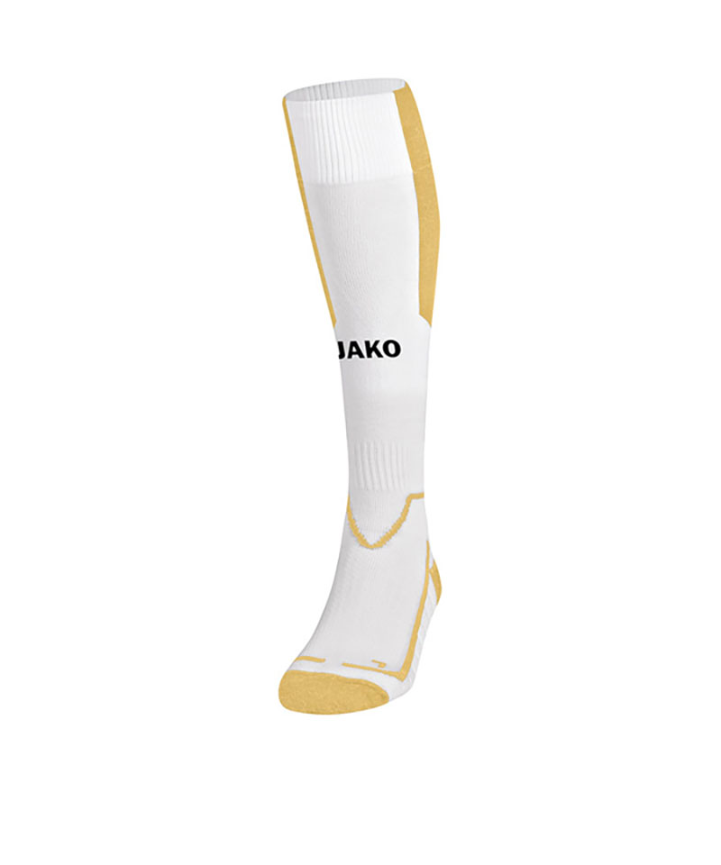 Jako Stutzenstrumpf Lazio | weiß gold - weiss