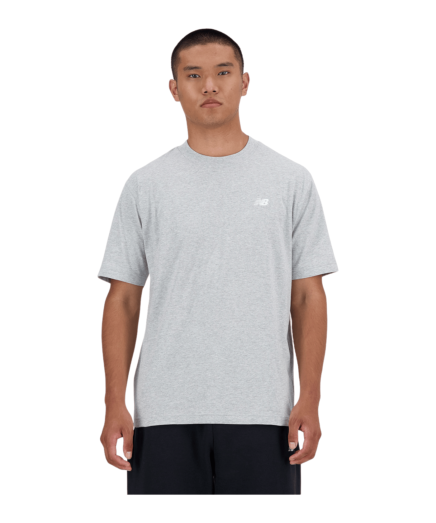 New Balance Sport Essentials Cotton T-Shirt Grau FAG - grau