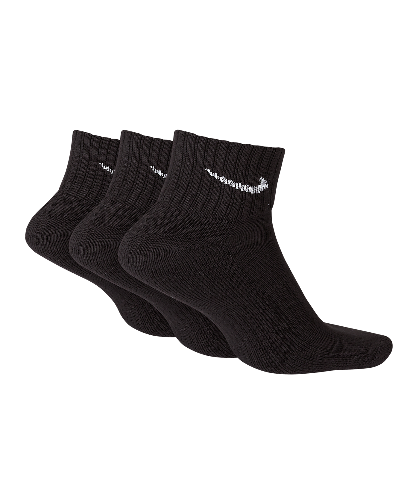 Nike Cushion Quarter Training Socken 3er Pack F001 | - schwarz
