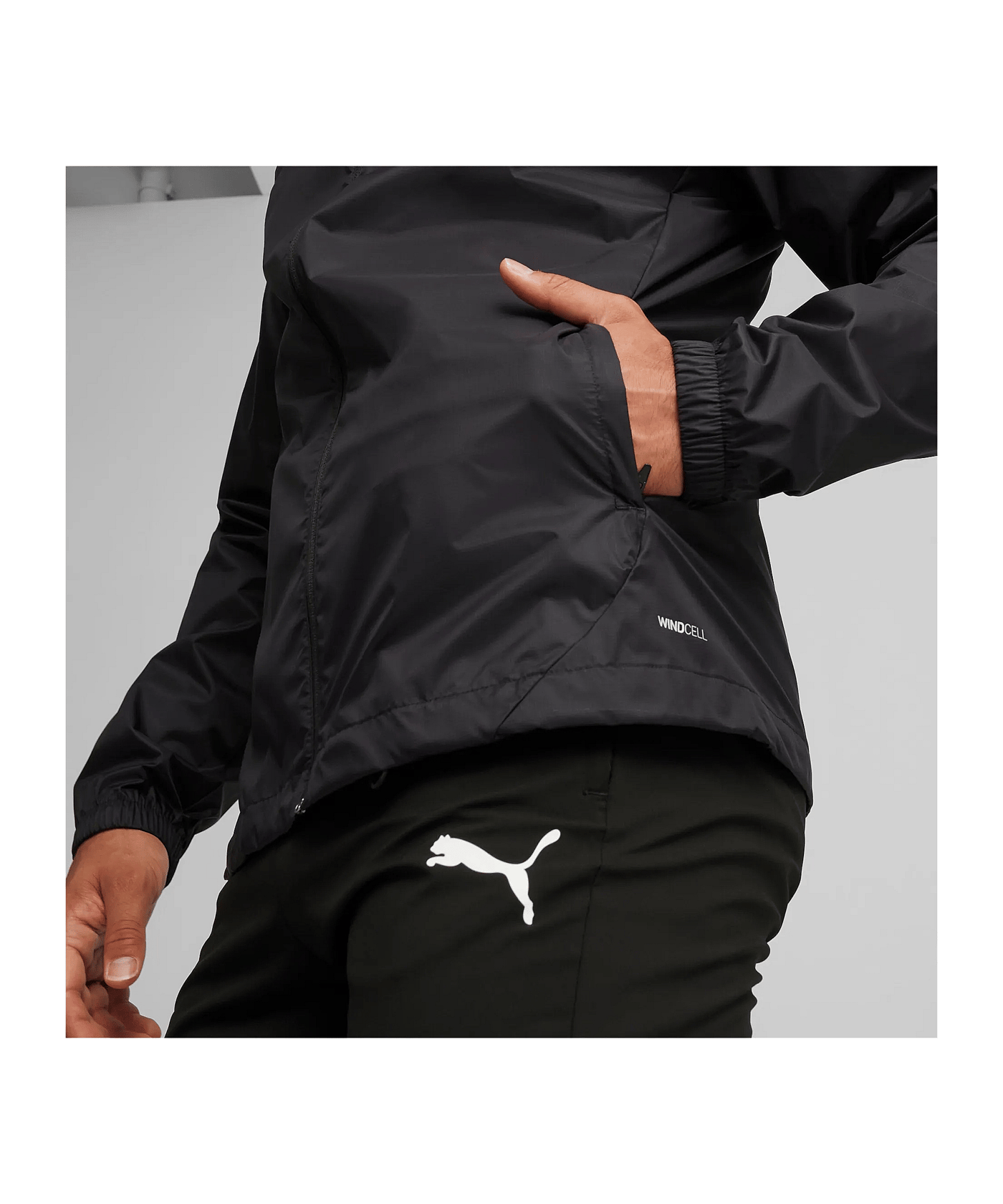PUMA teamFINAL Allwetterjacke Schwarz F03 - schwarz