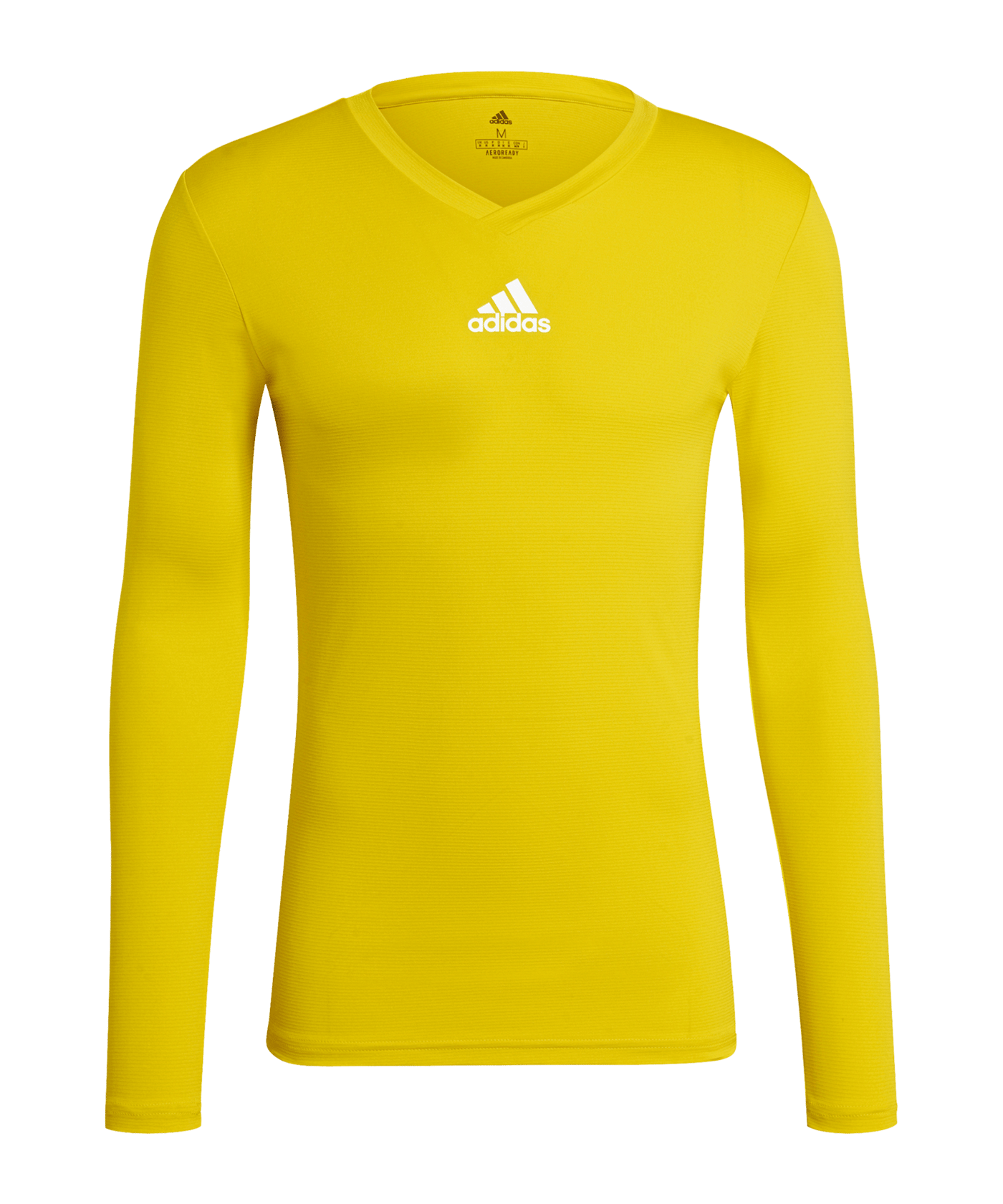 adidas Team Base Top langarm Gelb - gelb