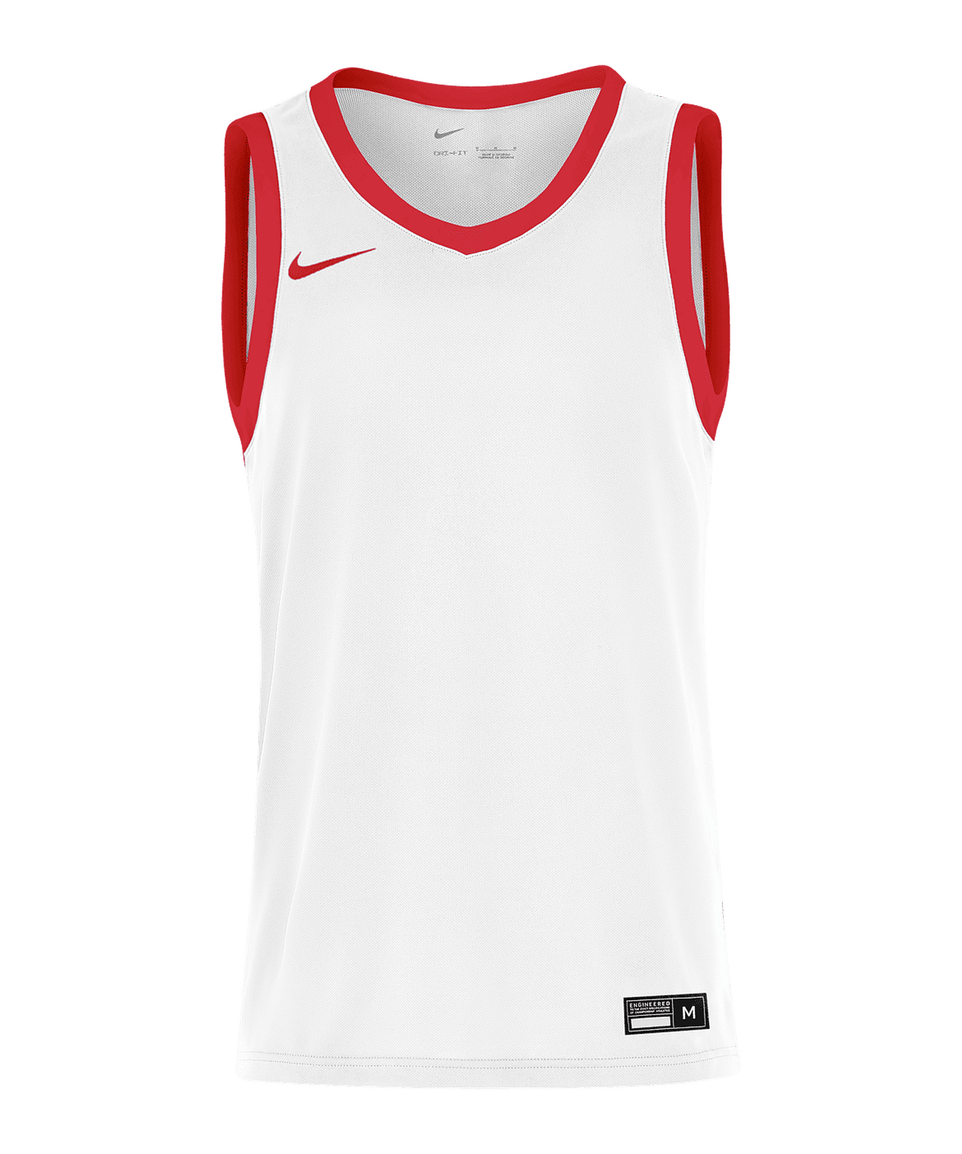 Nike Team Stock25 Basketball Trikot Weiß F103 - weiss
