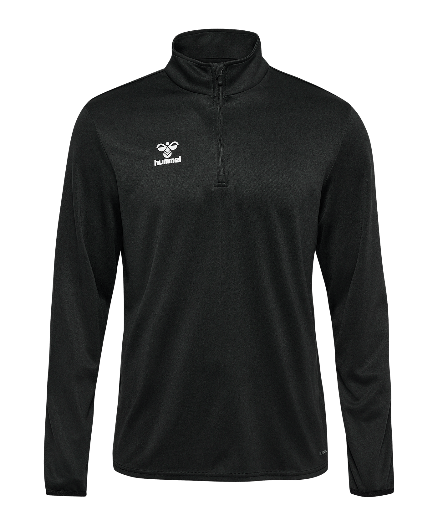 Hummel hmlESSENTIAL Half Zip Sweatshirt Schwarz F2001 - schwarz