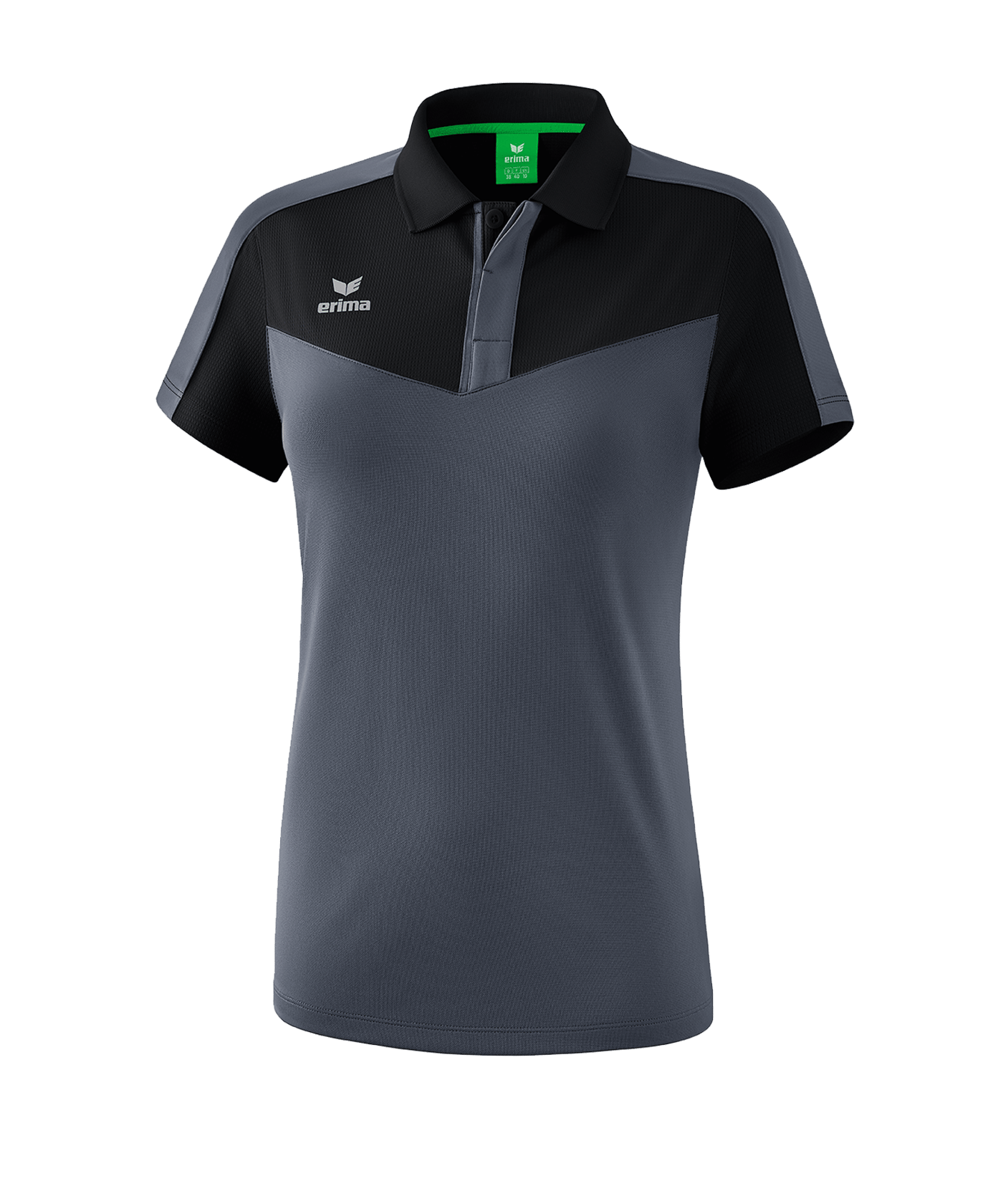 Erima Squad Poloshirt Damen | Schwarz - schwarz