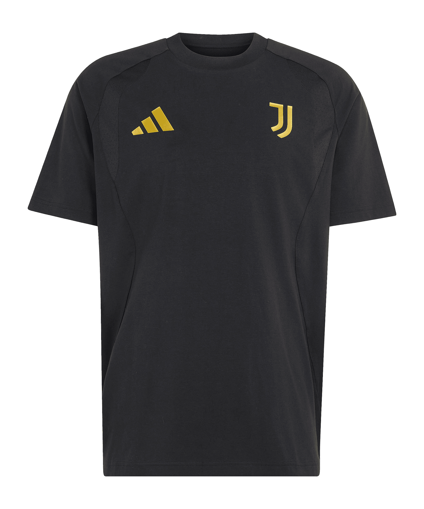 adidas Juventus Turin Tiro Travel T-Shirt Schwarz - schwarz