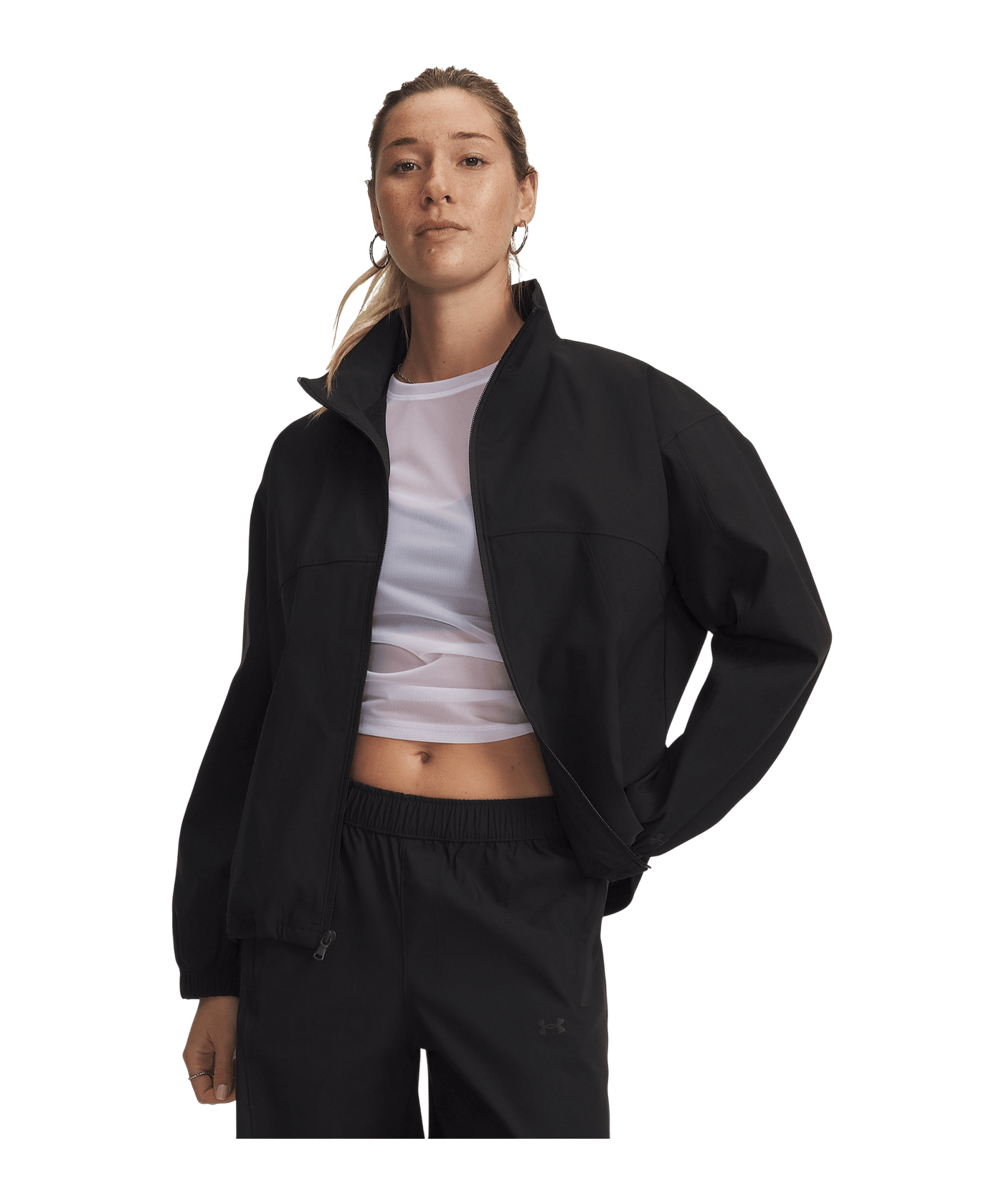 Under Armour Unstoppable Wvn Kapuzenjacke Damen Schwarz F008 - schwarz