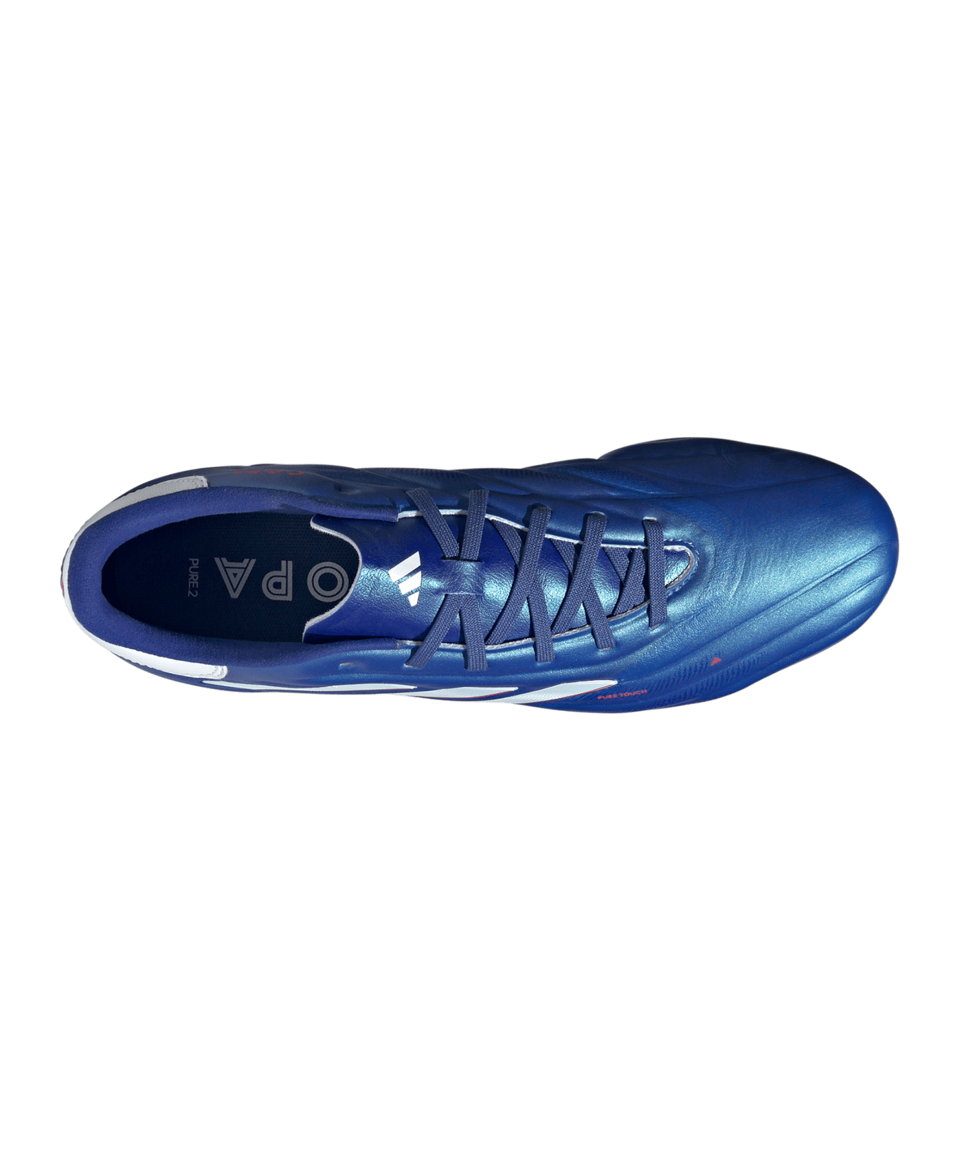 adidas COPA Pure 2.2 FG Marinerush Blau Weiss Orange - blau