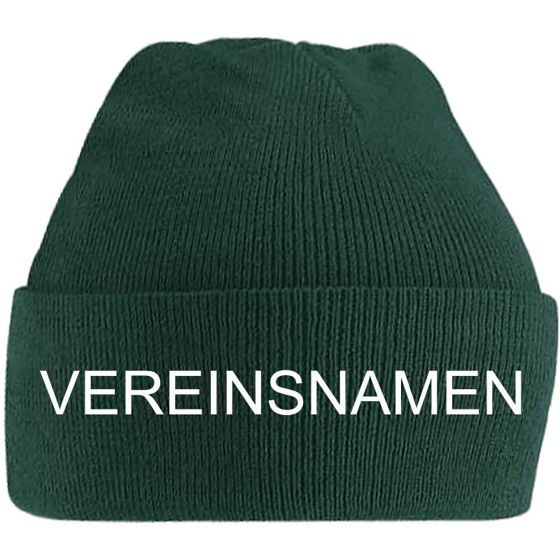 Strickmützen inkl. gesticktem Vereinsnamen | grün - gruen
