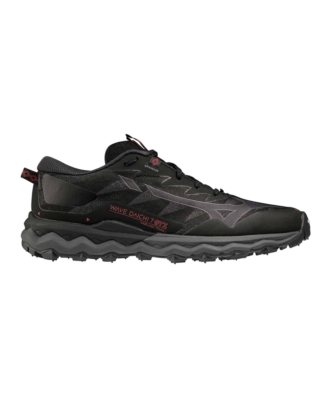 Mizuno Wave Daichi 7 GTX Damen Schwarz - schwarz
