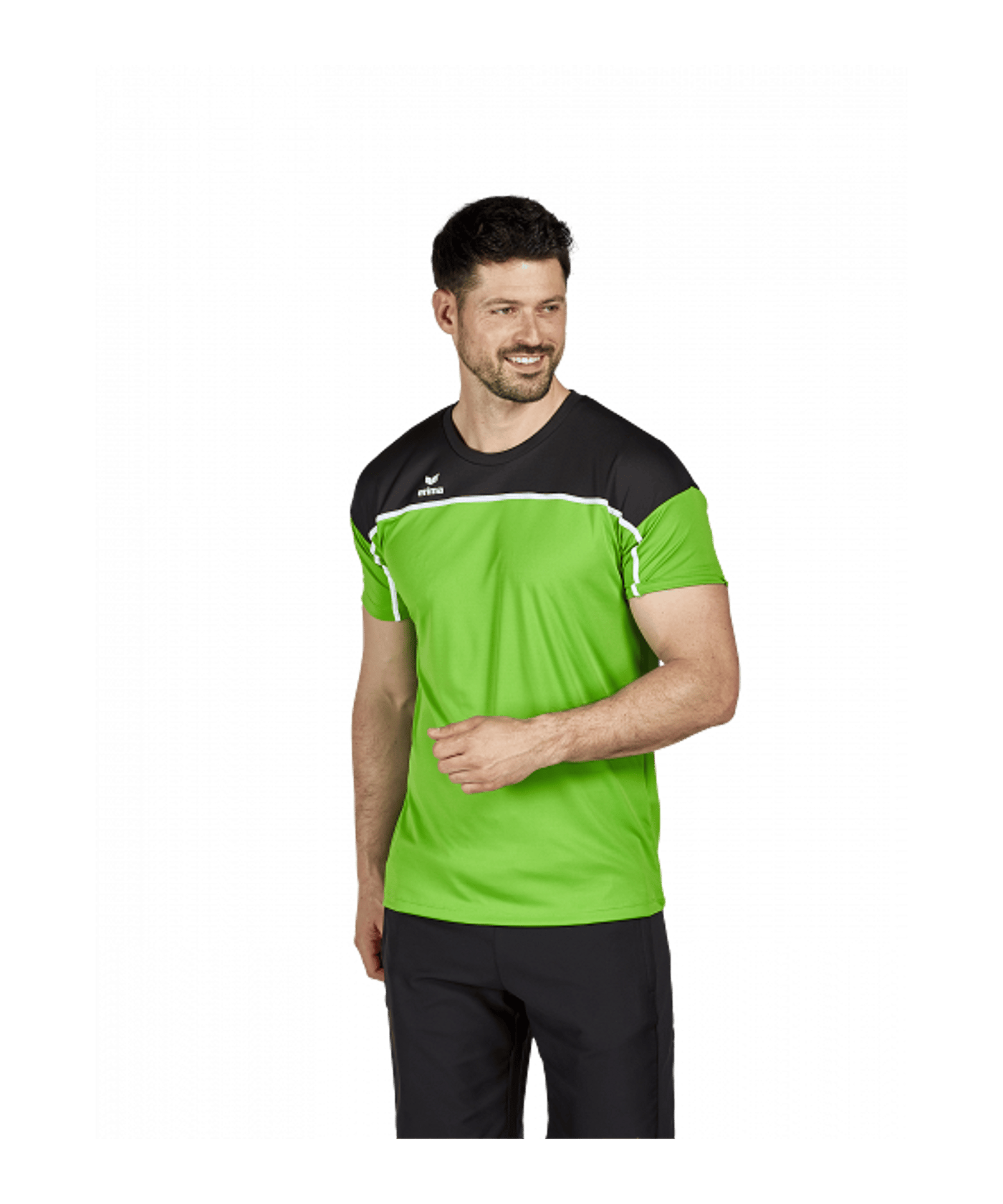 Erima Change by T-Shirt Grün Schwarz | - gruen