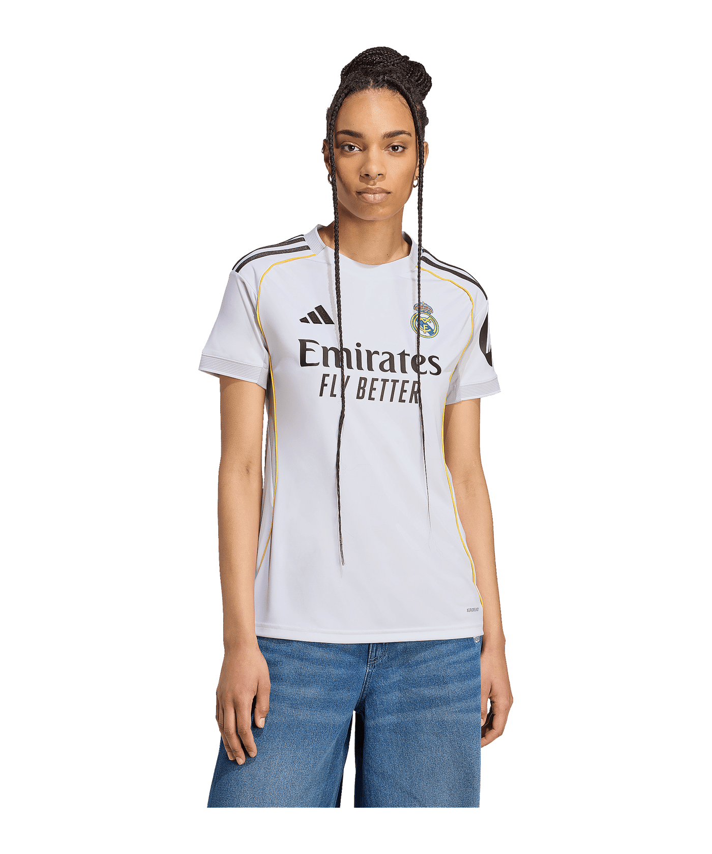 adidas Real Madrid Trikot Home 2025/2026 Damen Weiß - weiss