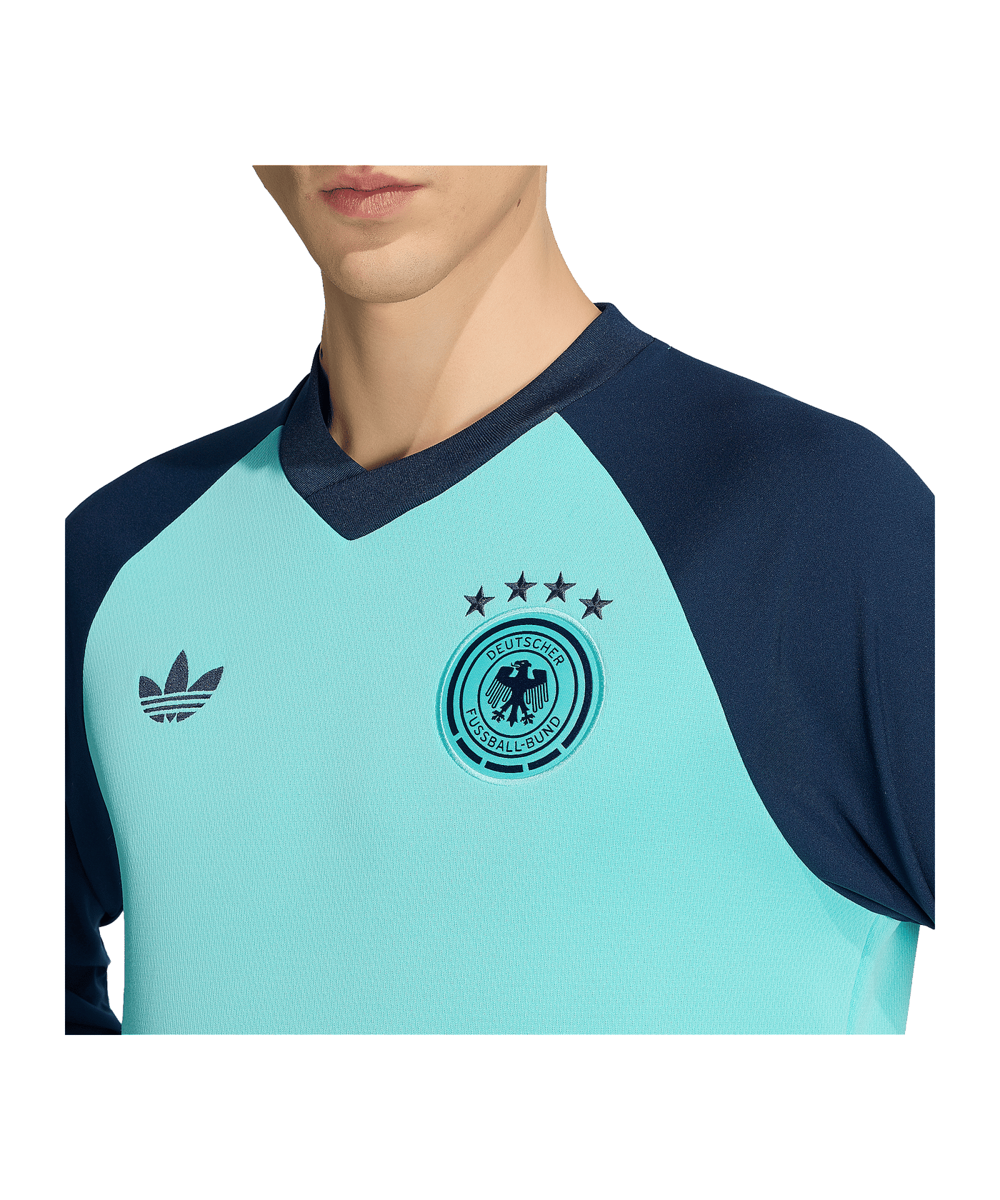 adidas DFB Deutschland Prematch Sweatshirt WM 2026 Türkis - tuerkis