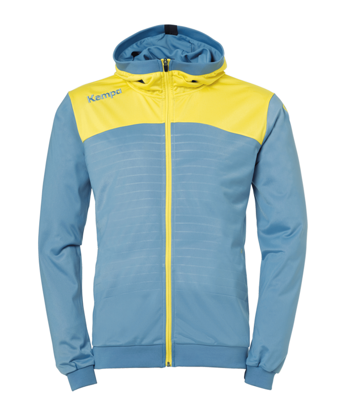 Kempa Emotion 2.0 Kapuzenjacke Hellblau Gelb F14 - blau