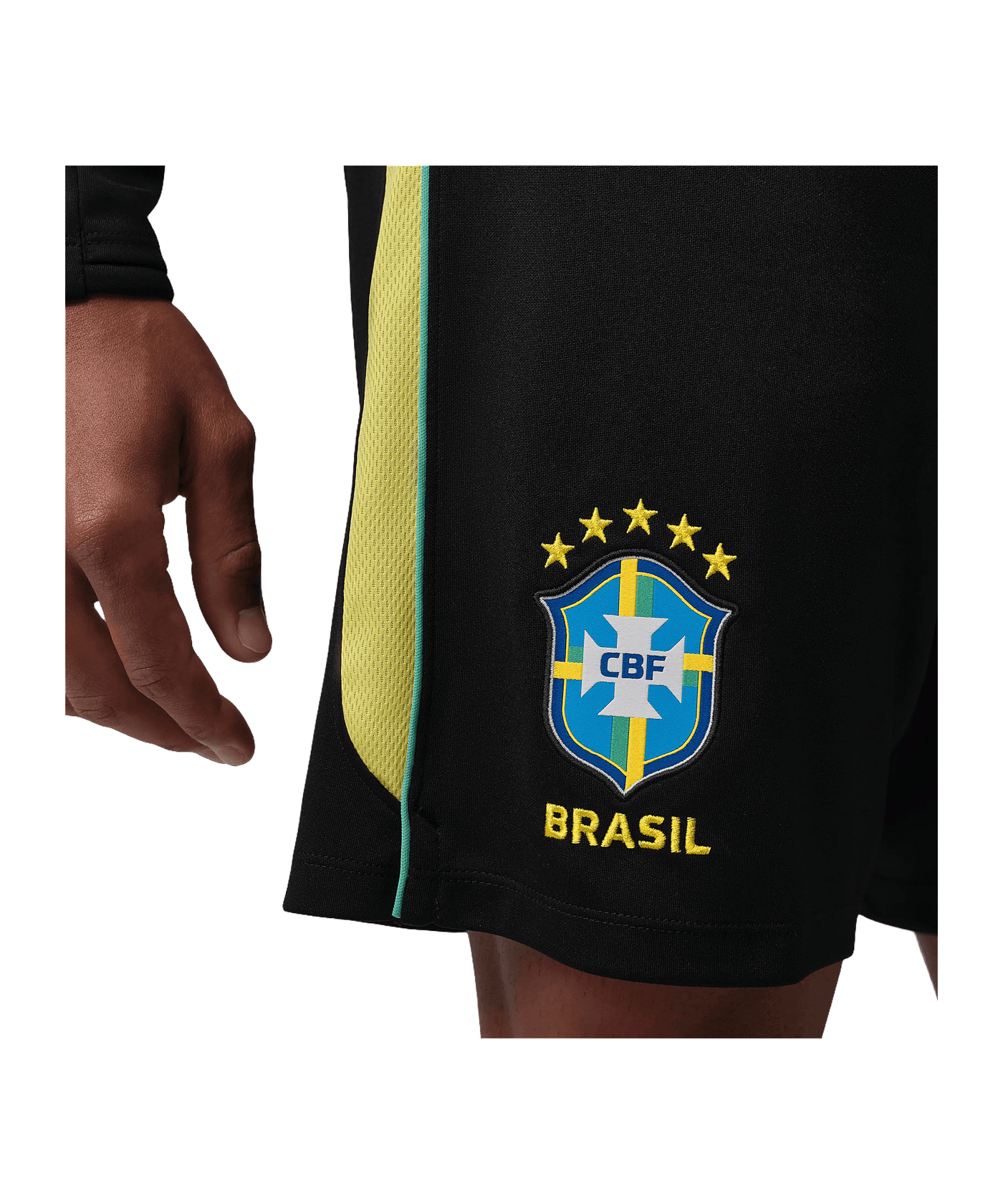 Nike CBF Brasilien Academy Pro Short Schwarz F010 - schwarz