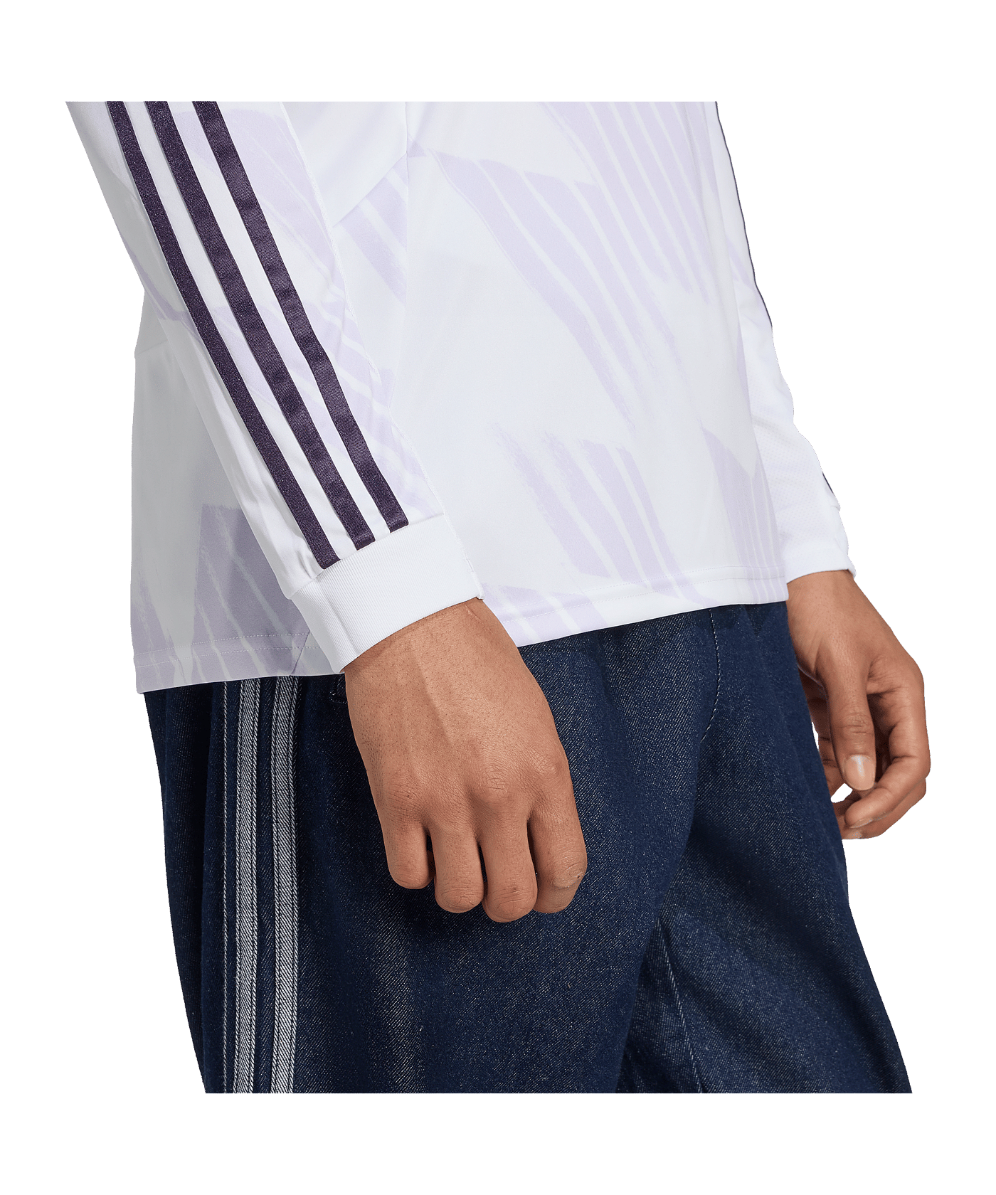 adidas Manchester United Longsleeve Trikot Away 2025/2026 Weiß - weiss