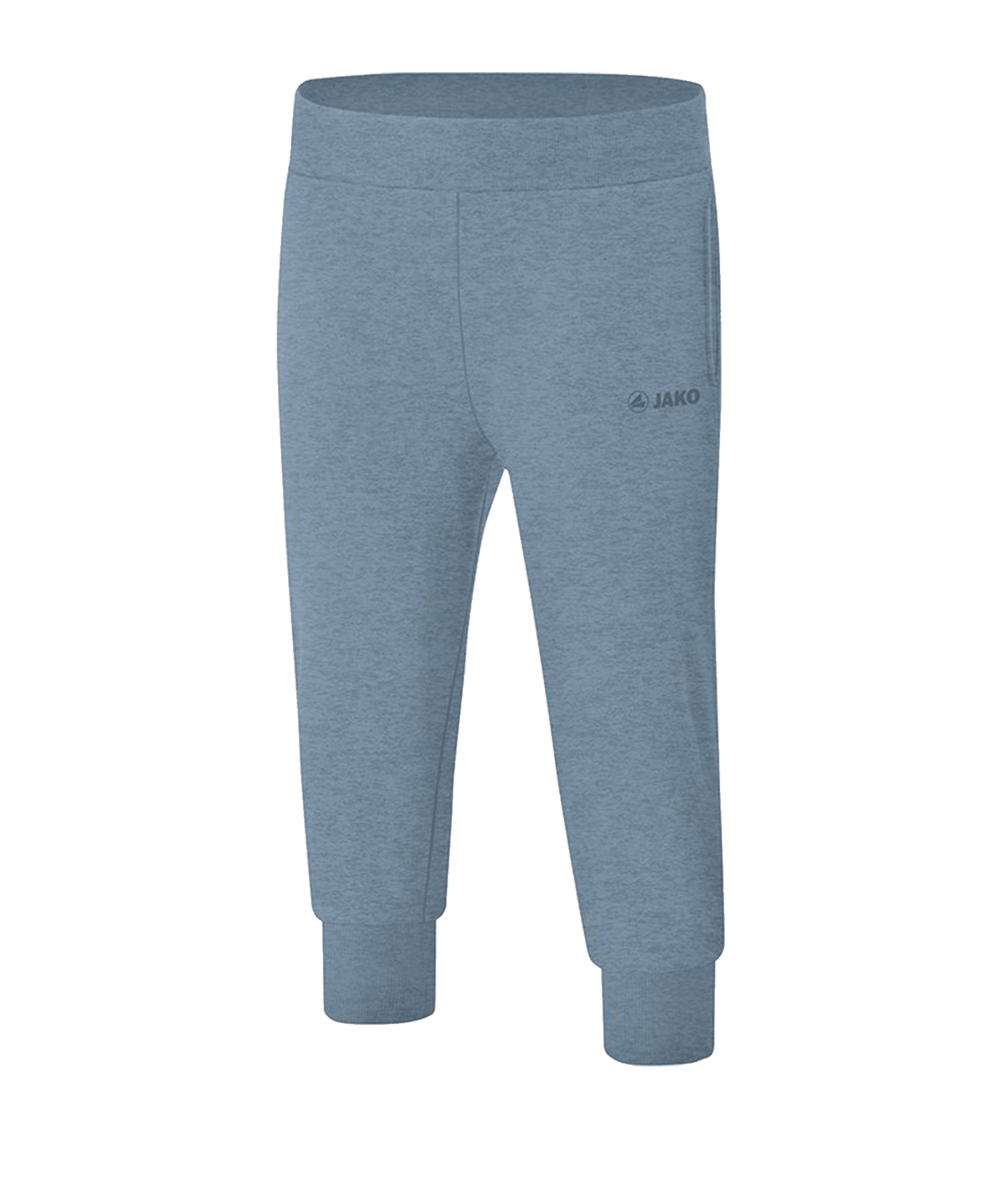 Jako Sweathose Basic Capri Damen Blau F04 - blau